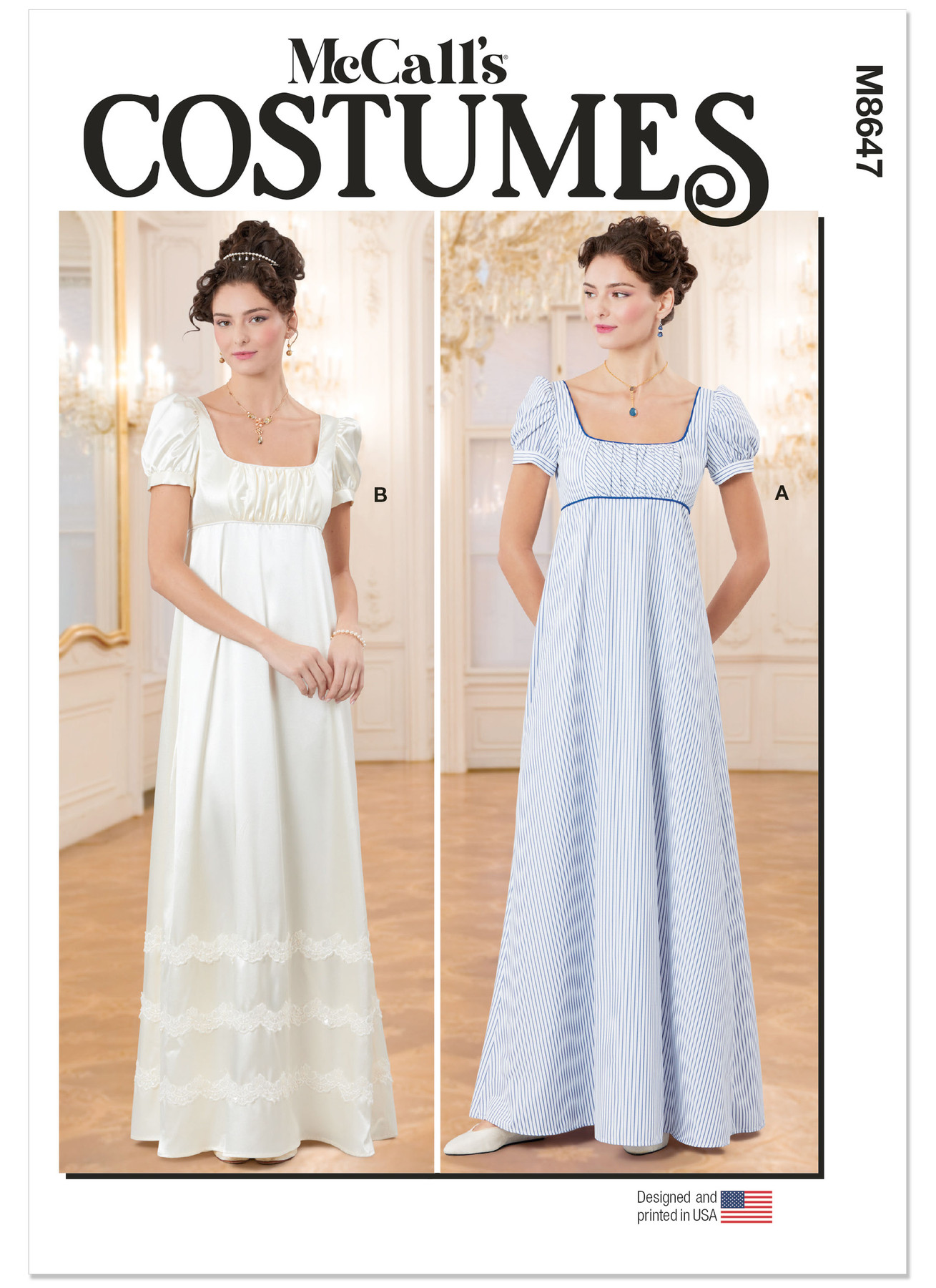 McCall's Sewing Pattern Misses' Regency Gowns 1 McCall's Sewing Pattern Misses' Regency Gowns
