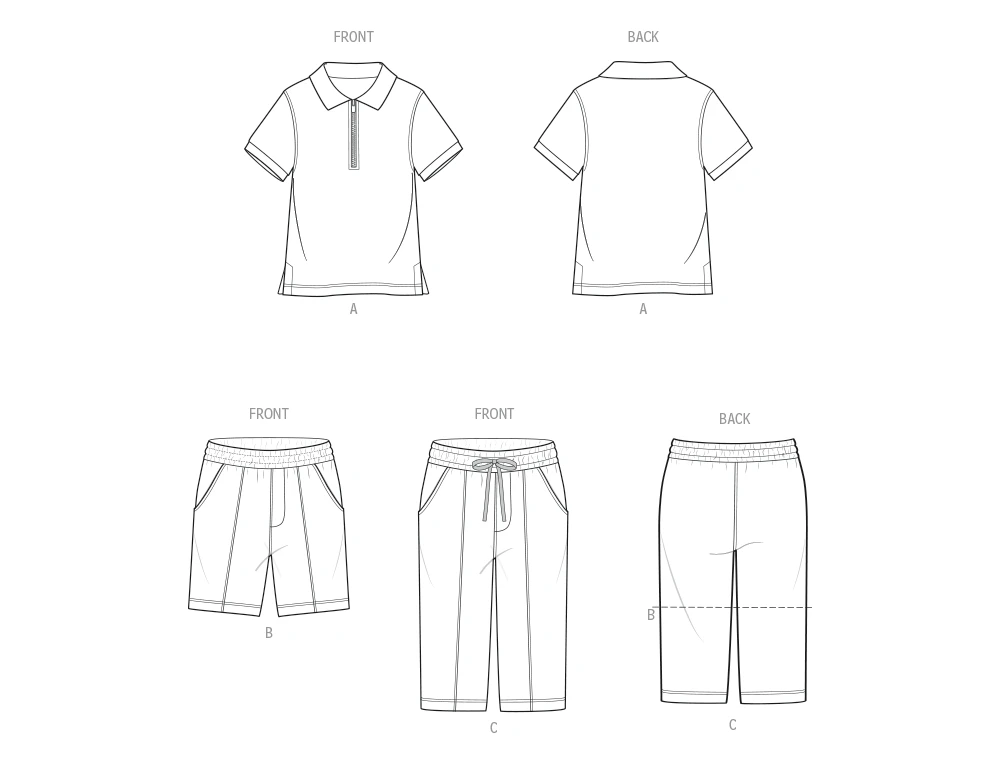 McCall's Sewing Pattern Toddlers' Top, Shorts and Pants (PDF) 7 McCall's Sewing Pattern Toddlers' Top, Shorts and Pants (PDF)