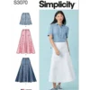 Simplicity Sewing Pattern Misses' Skirts