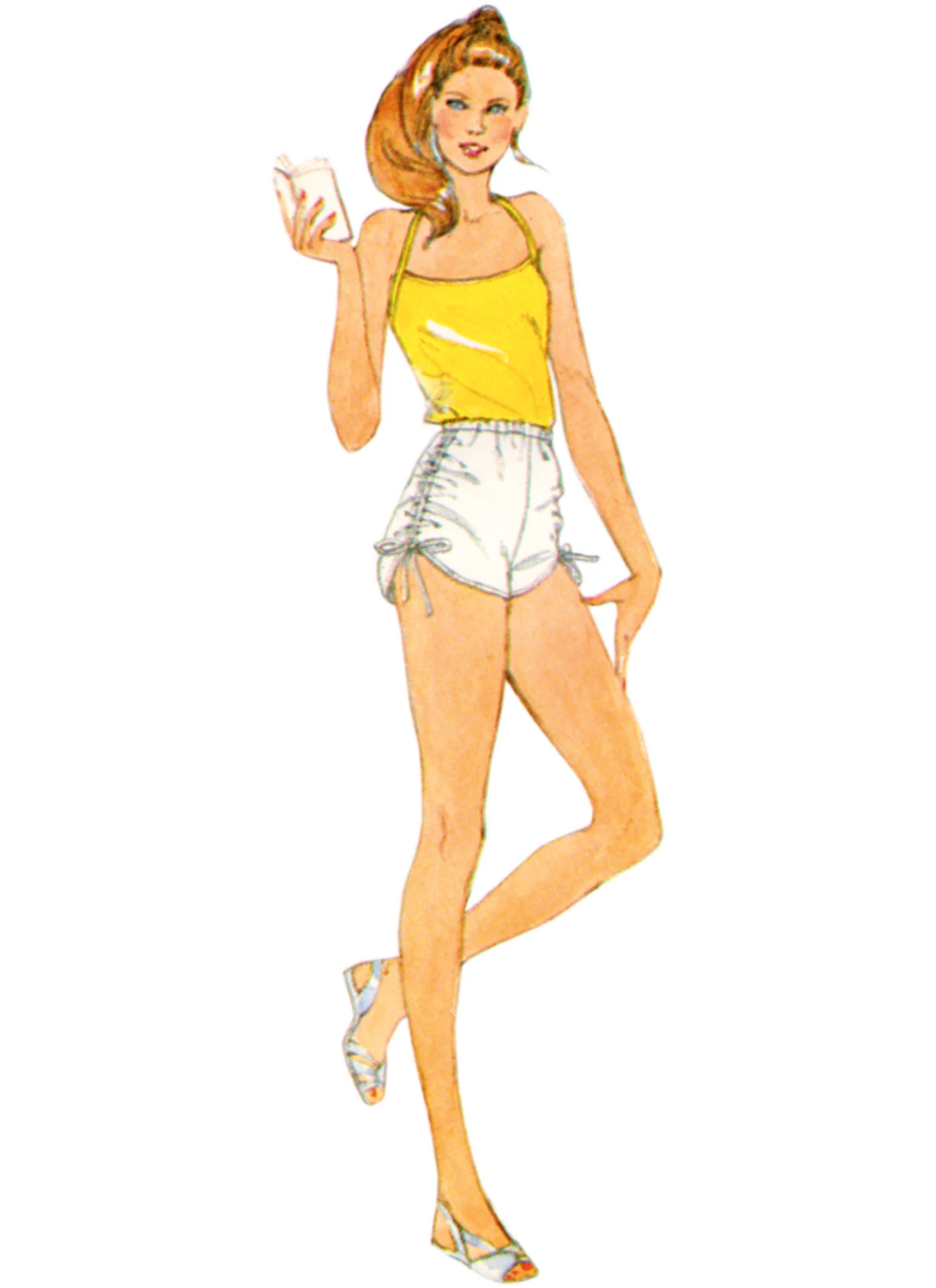 Simplicity Sewing Pattern 1980s Misses' Shorts 2 Simplicity Sewing Pattern 1980s Misses' Shorts