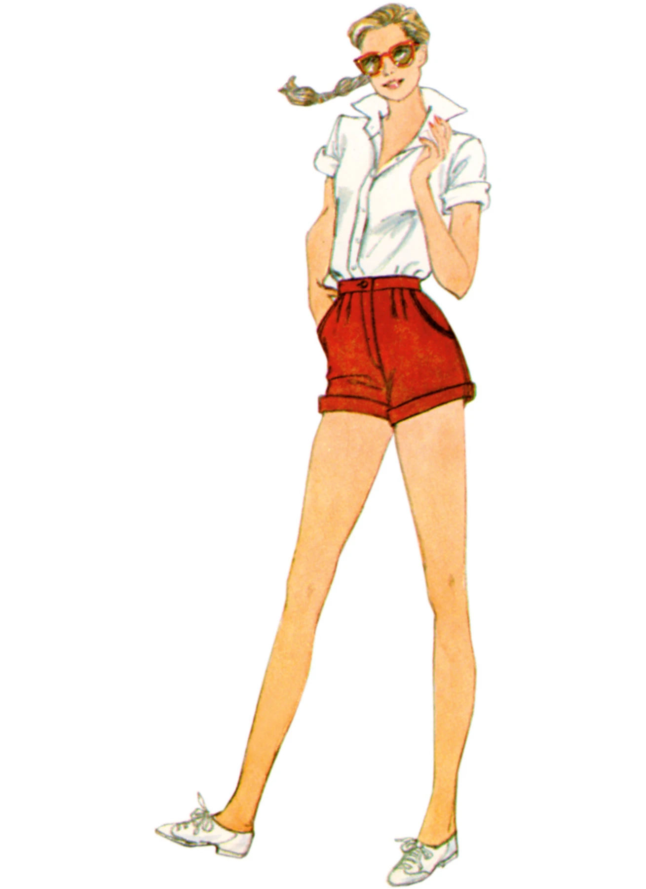 Simplicity Sewing Pattern 1980s Misses' Shorts 3 Simplicity Sewing Pattern 1980s Misses' Shorts