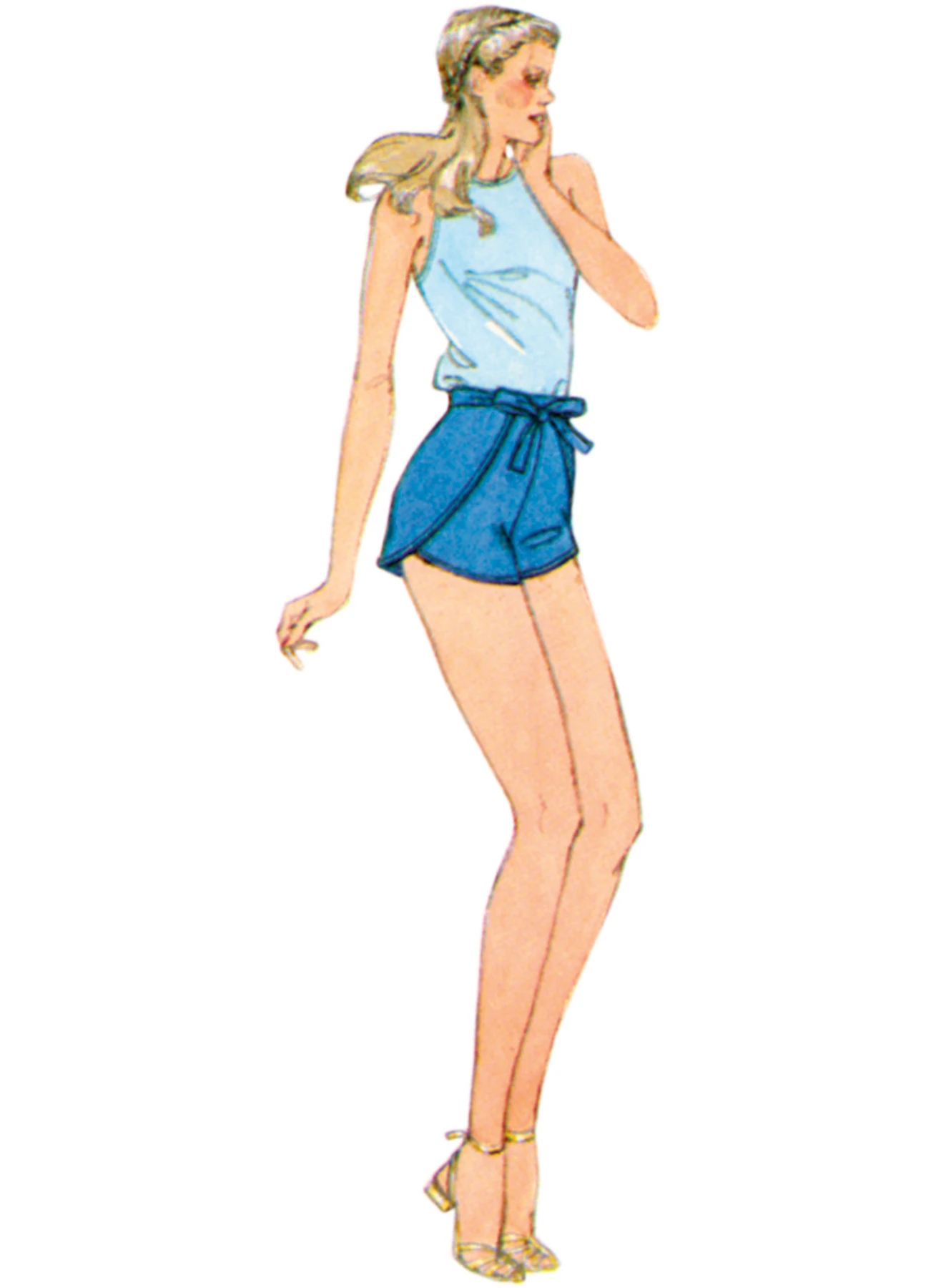 Simplicity Sewing Pattern 1980s Misses' Shorts 4 Simplicity Sewing Pattern 1980s Misses' Shorts