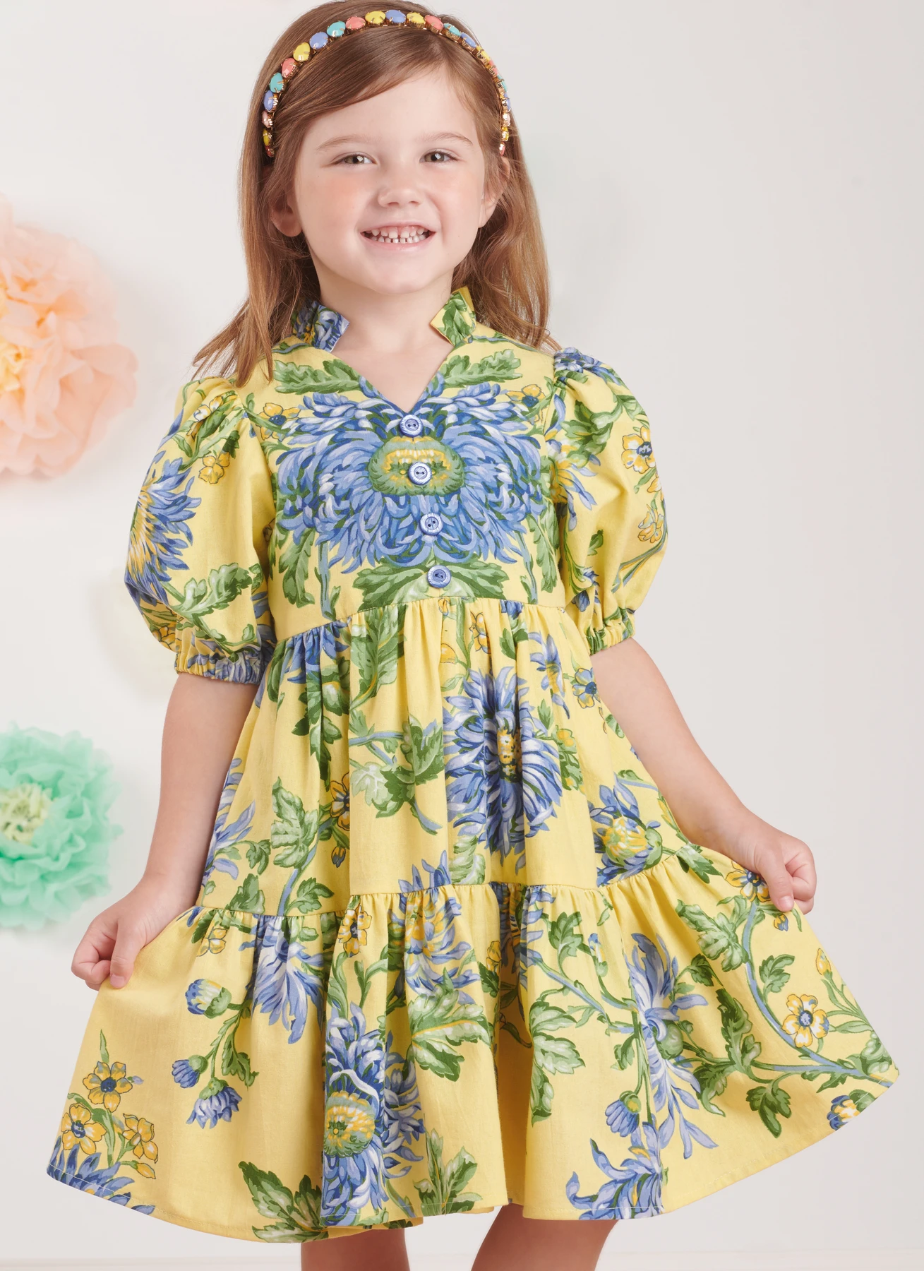 Simplicity Sewing Pattern Children's and Girls' Dress with Sleeve and Length Variations 6 Simplicity Sewing Pattern Children's and Girls' Dress with Sleeve and Length Variations
