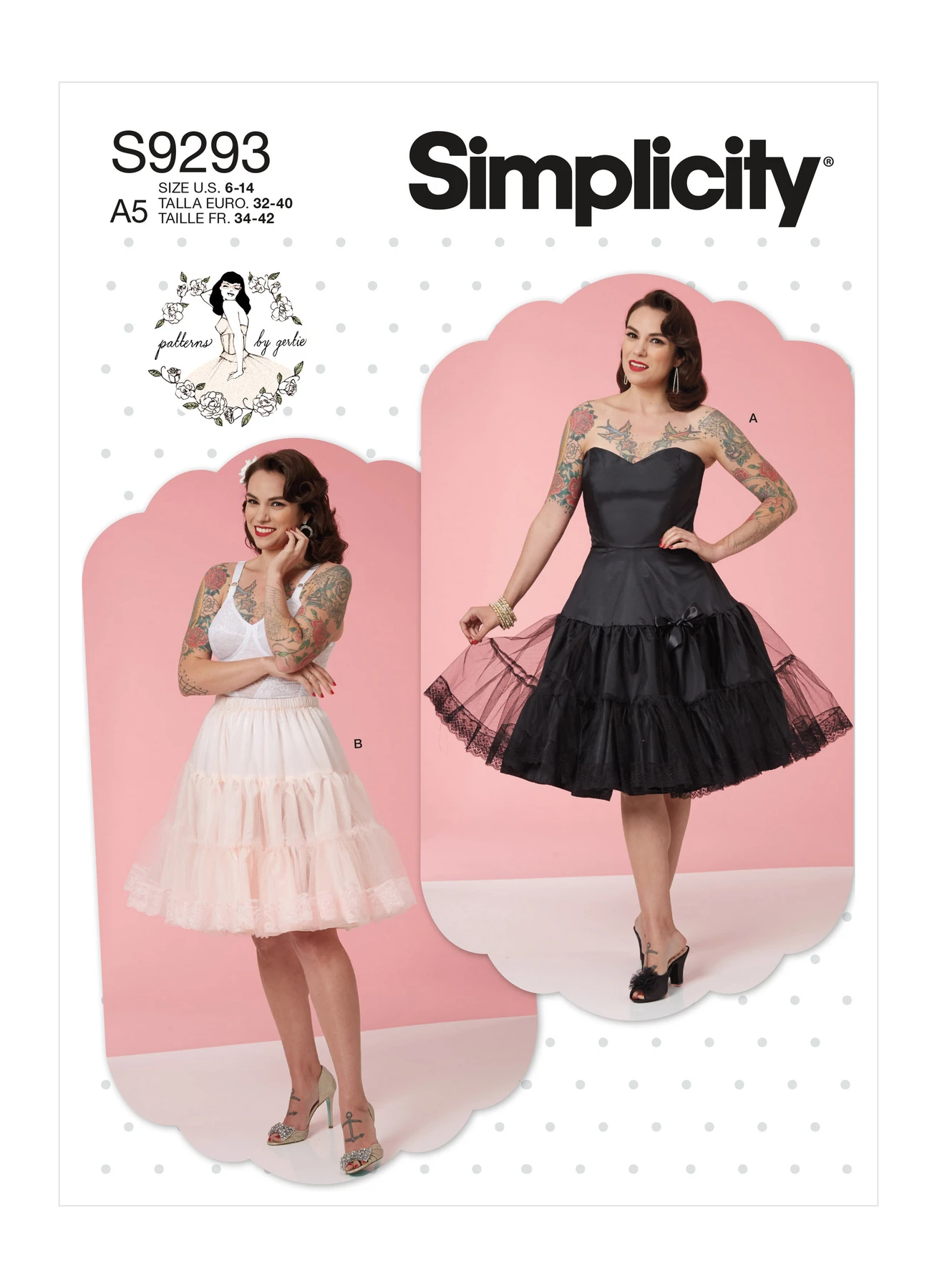 Simplicity Sewing Pattern Misses' Full Slip & Petticoat 1 Simplicity Sewing Pattern Misses' Full Slip & Petticoat