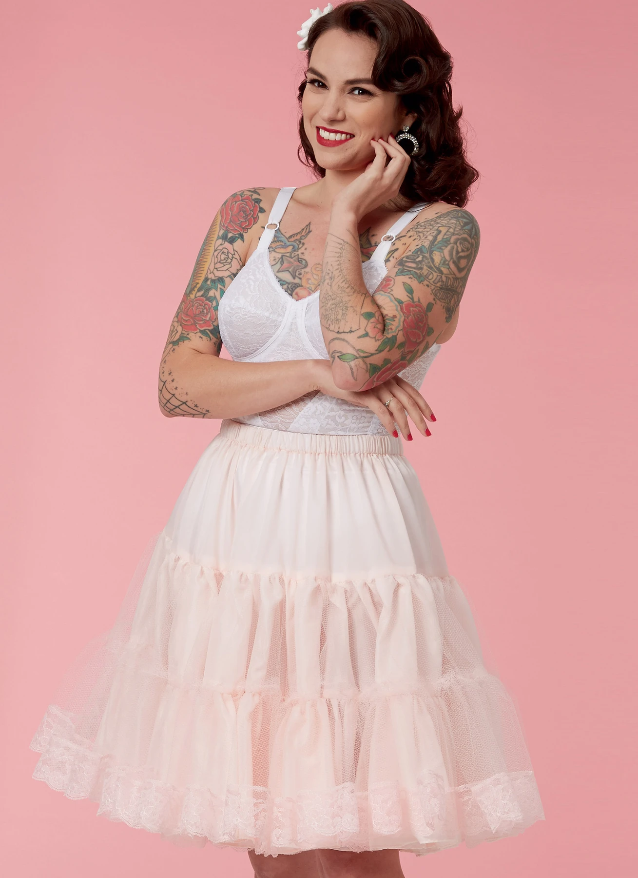 Simplicity Sewing Pattern Misses' Full Slip & Petticoat 2 Simplicity Sewing Pattern Misses' Full Slip & Petticoat