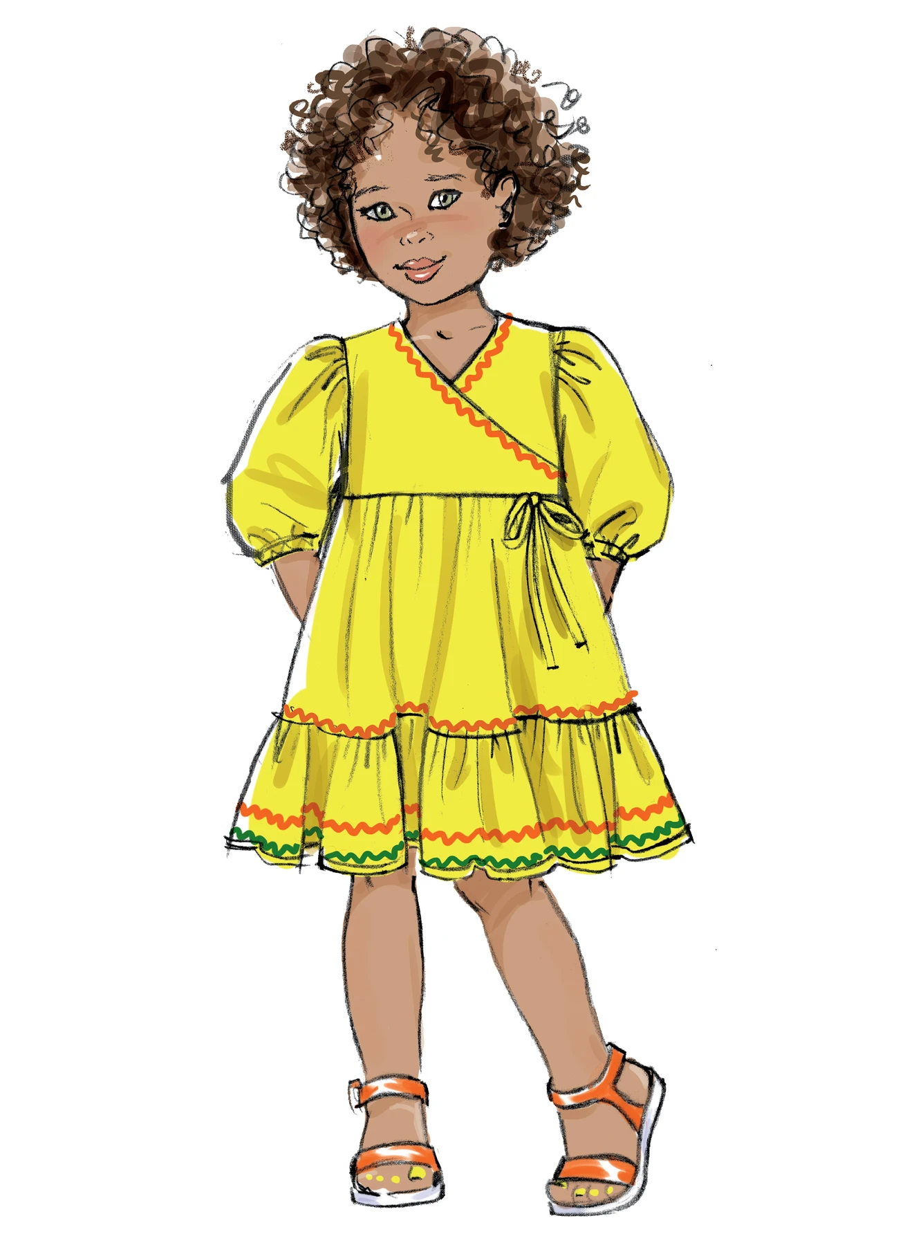 Butterick Sewing Pattern Children's Dress 3 Butterick Sewing Pattern Children's Dress