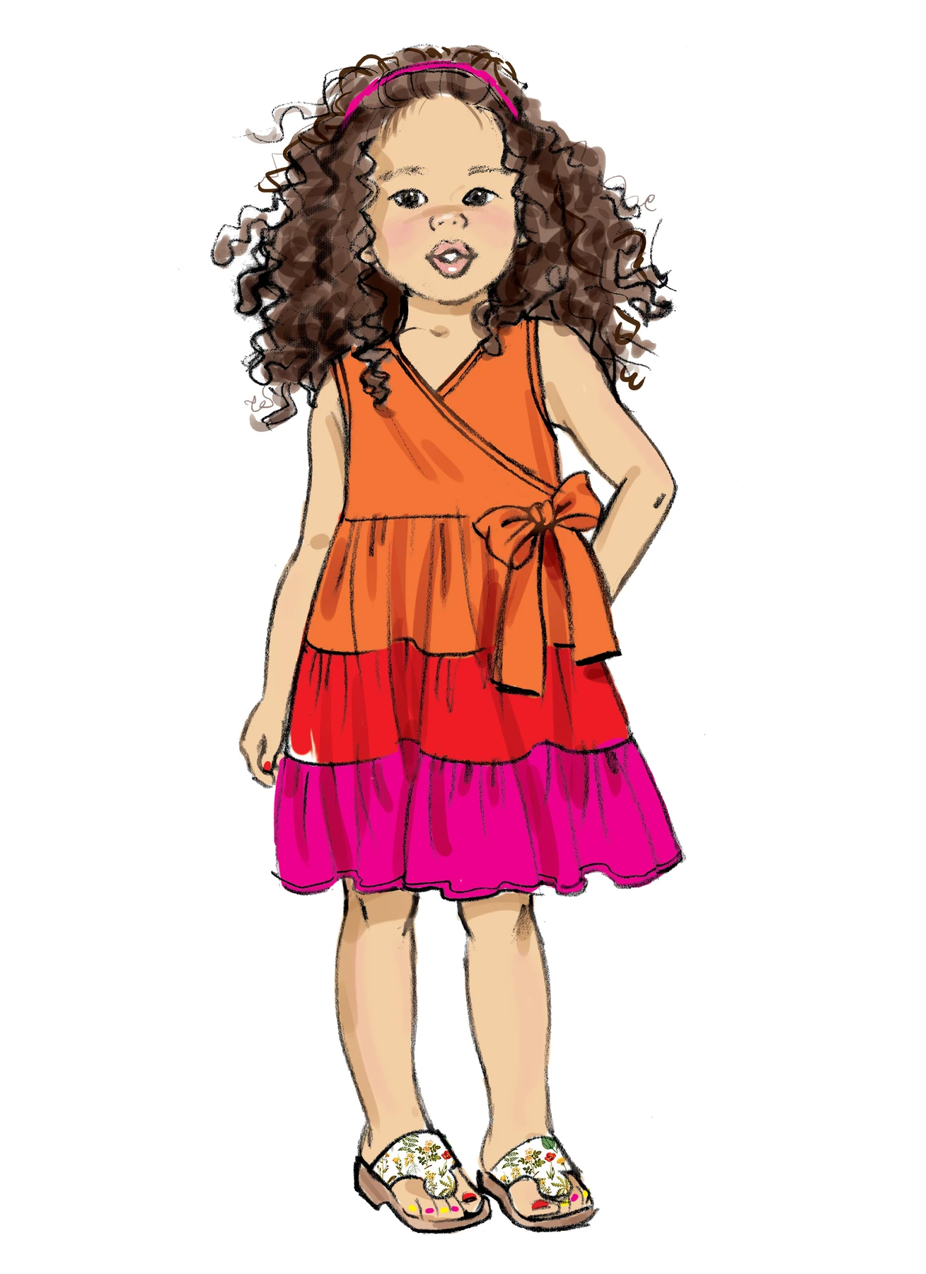 Butterick Sewing Pattern Children's Dress 5 Butterick Sewing Pattern Children's Dress