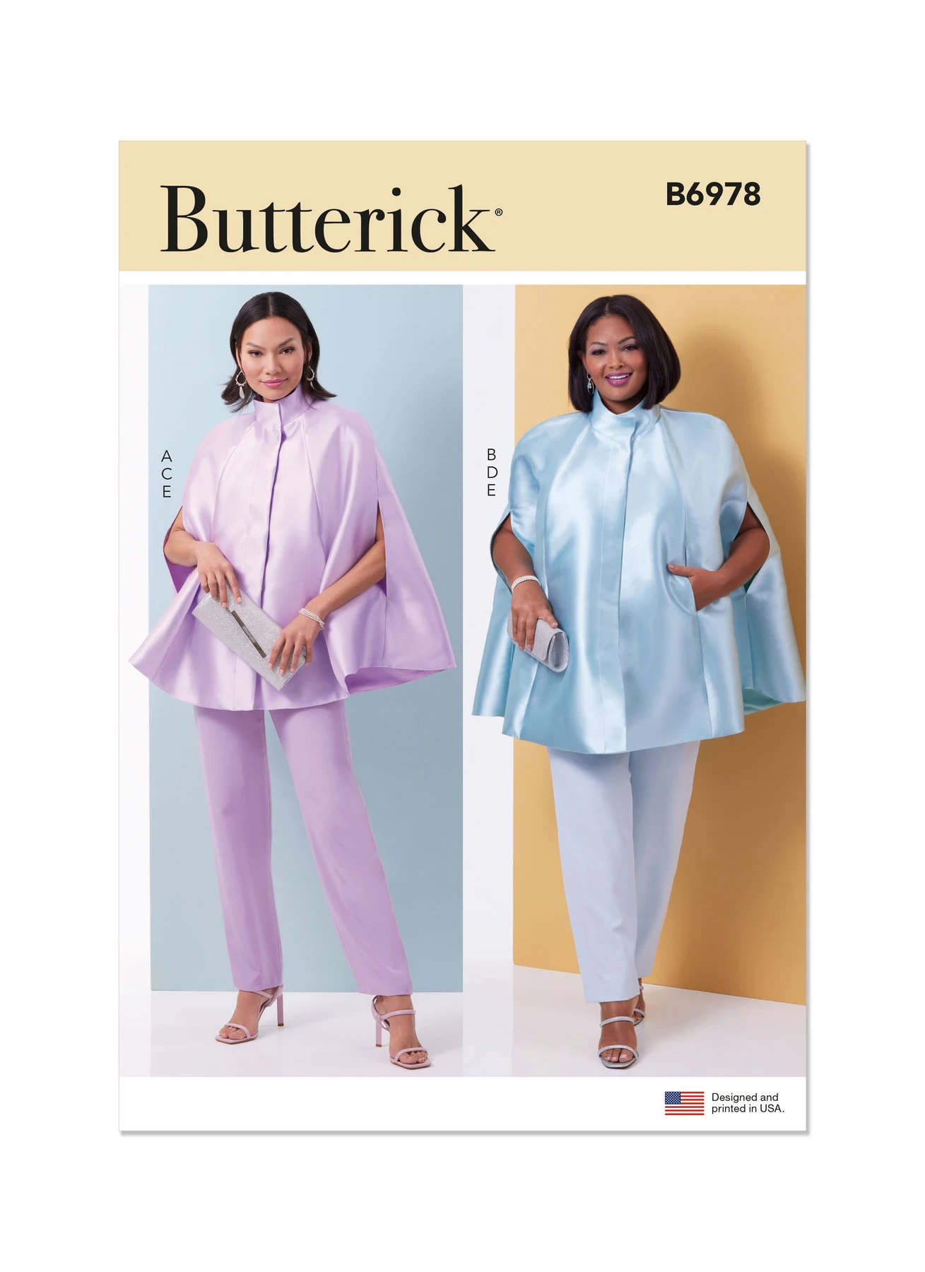 Butterick Sewing Pattern Misses' and Women's Cape, Top and Pants 1 Butterick Sewing Pattern Misses' and Women's Cape, Top and Pants