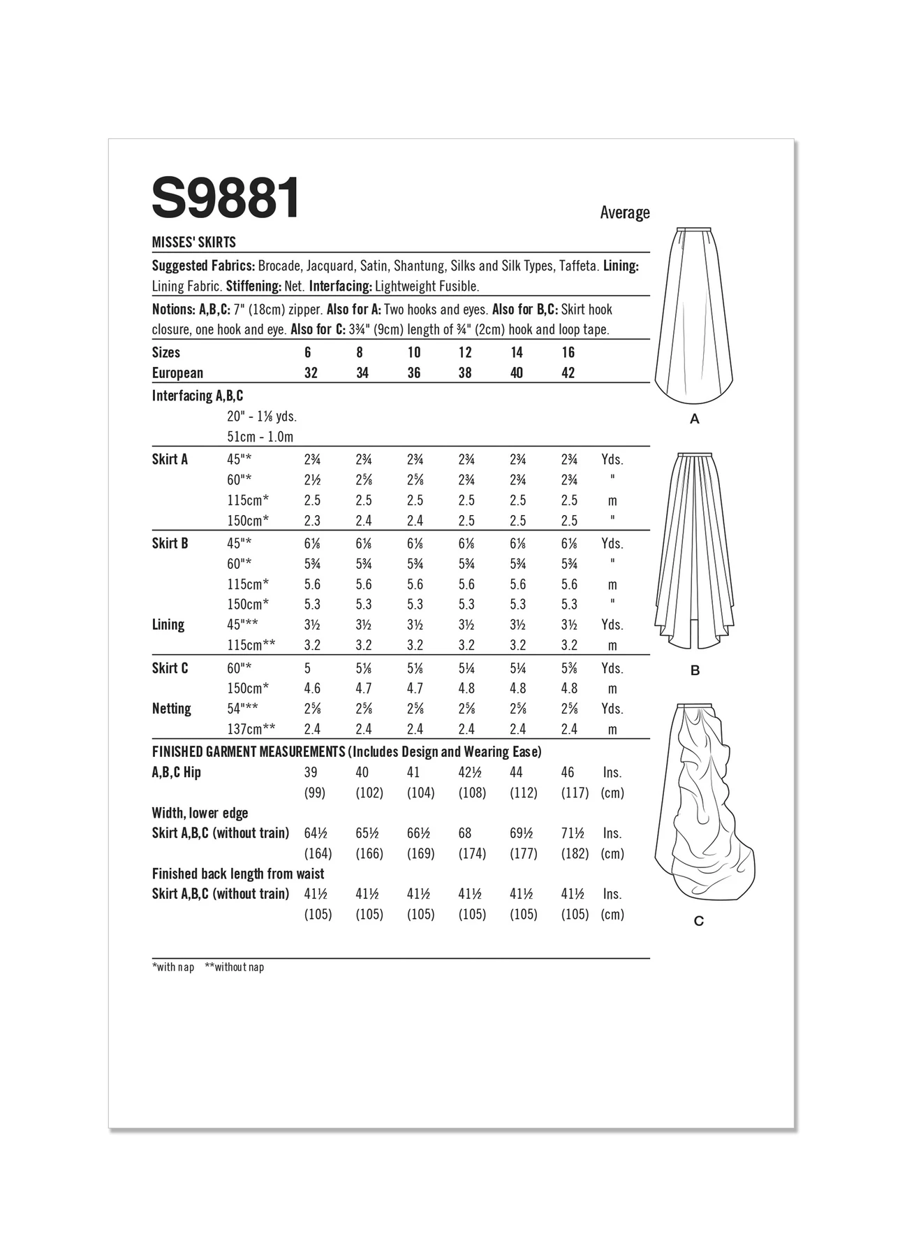 Simplicity Sewing Pattern Misses' Skirts (PDF) 7 Simplicity Sewing Pattern Misses' Skirts (PDF)