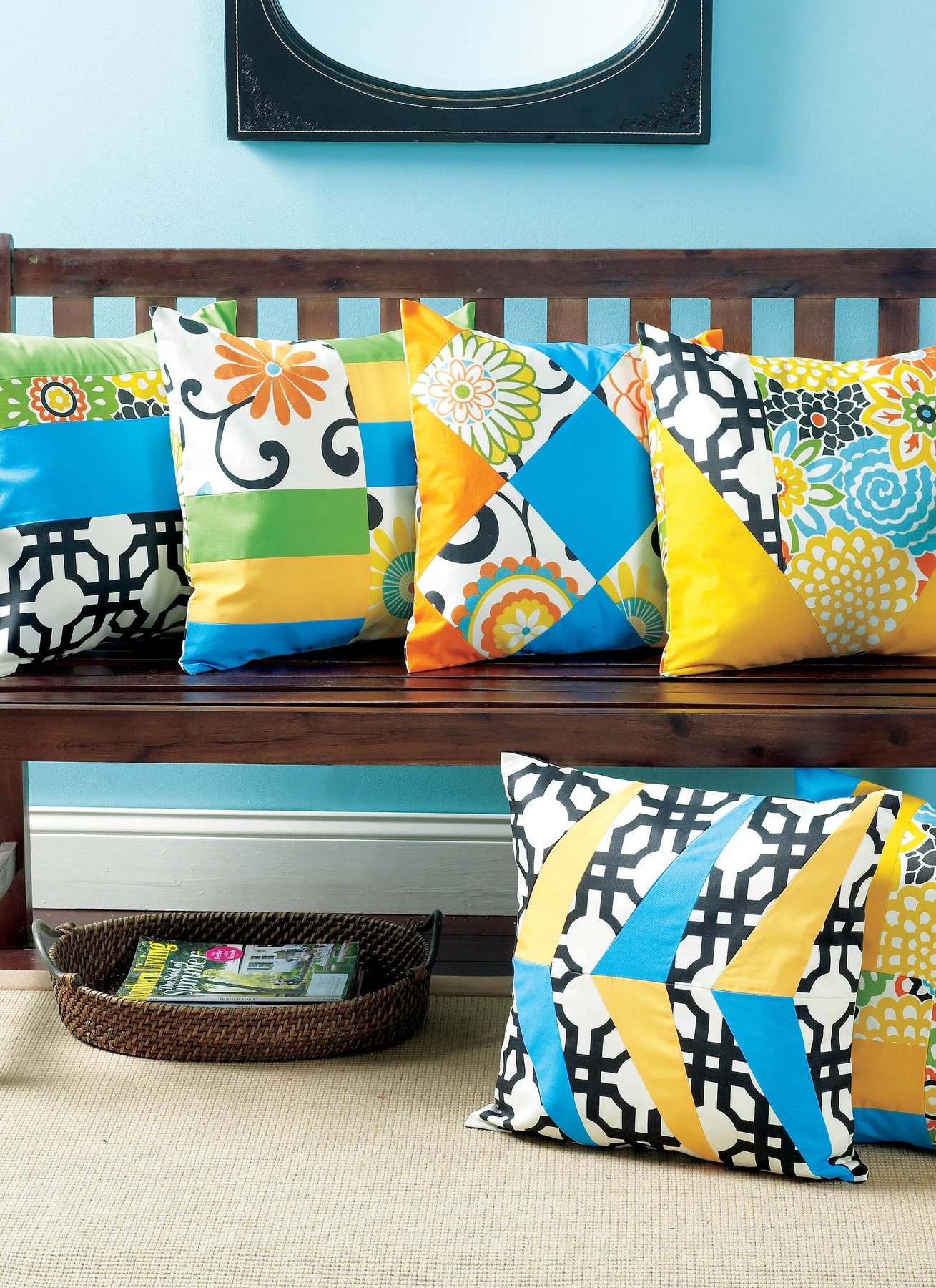Butterick Sewing Pattern Pillow Covers with Contrast Front Sections (PDF) 2 Butterick Sewing Pattern Pillow Covers with Contrast Front Sections (PDF)
