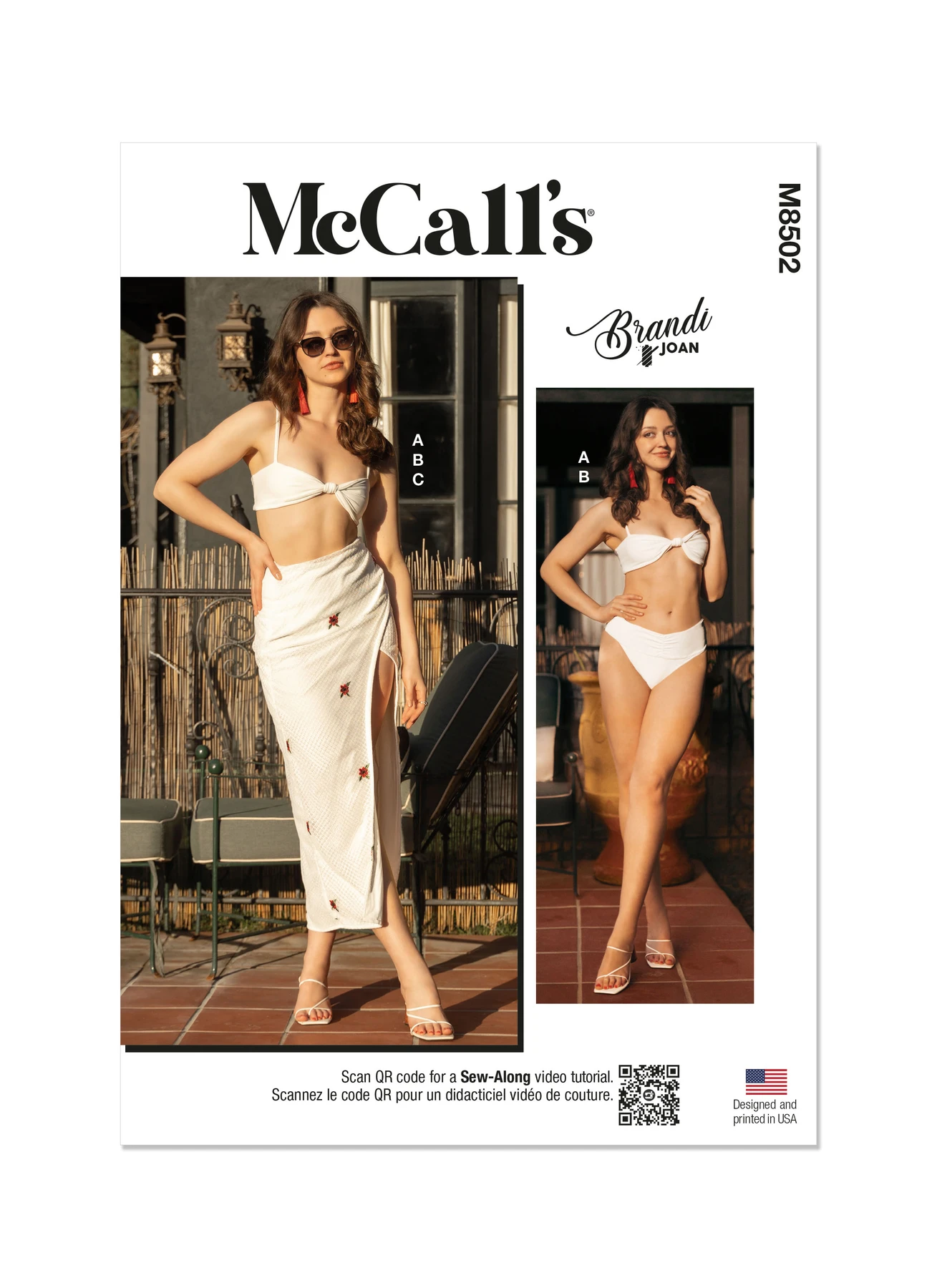 McCall's Sewing Pattern Misses' Bikini and Skirt by Brandi Joan (PDF) 1 McCall's Sewing Pattern Misses' Bikini and Skirt by Brandi Joan (PDF)