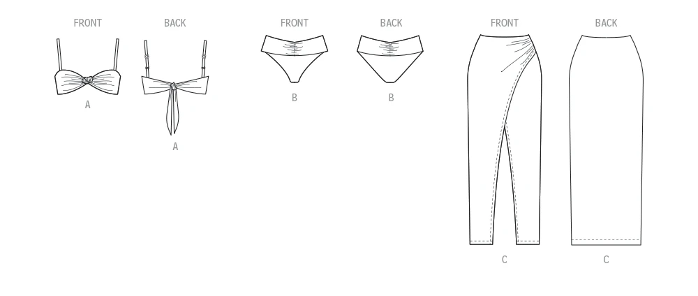 McCall's Sewing Pattern Misses' Bikini and Skirt by Brandi Joan (PDF) 7 McCall's Sewing Pattern Misses' Bikini and Skirt by Brandi Joan (PDF)