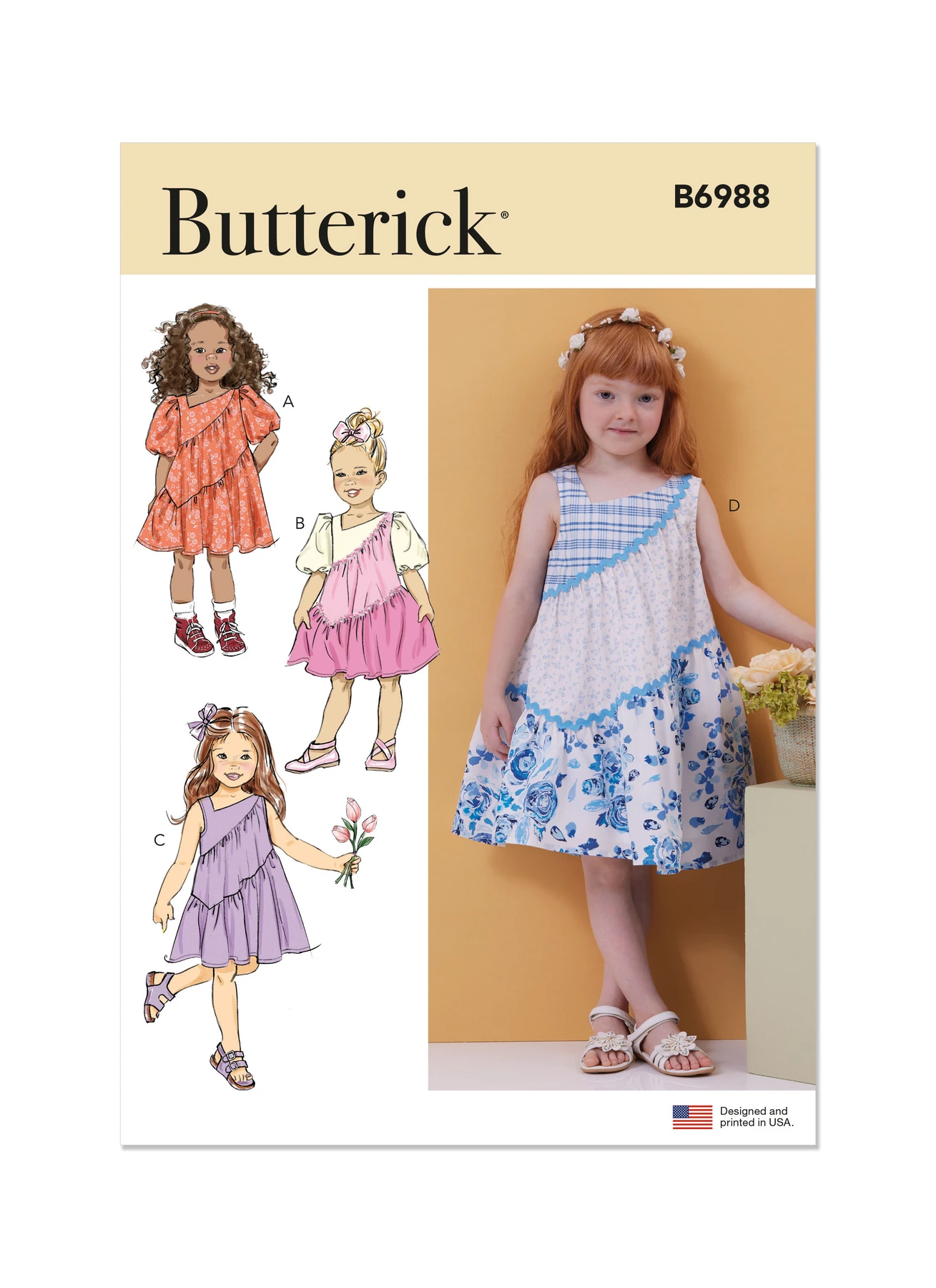 Butterick Sewing Pattern Children's Dresses (PDF) 1 Butterick Sewing Pattern Children's Dresses (PDF)