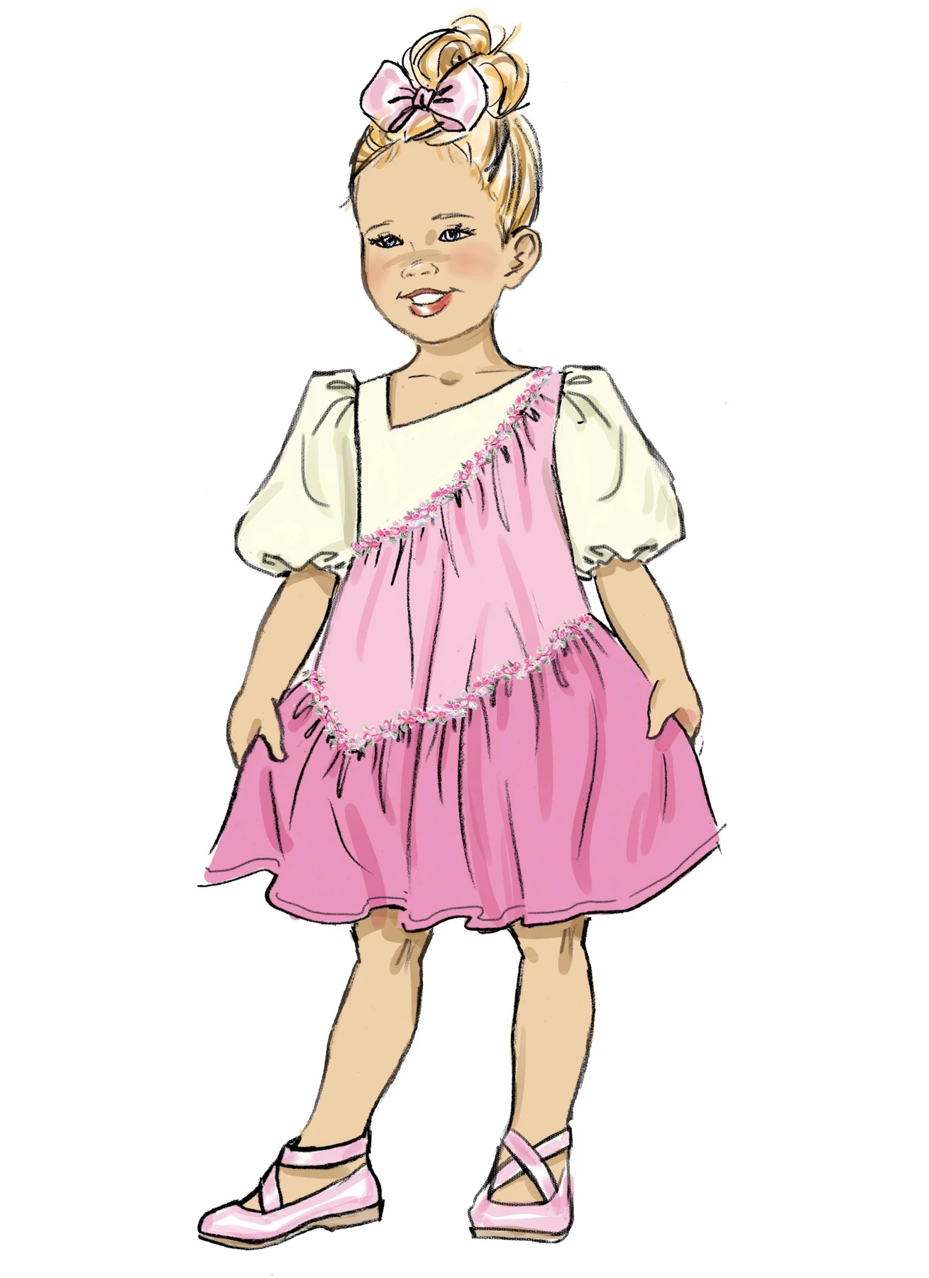 Butterick Sewing Pattern Children's Dresses (PDF) 4 Butterick Sewing Pattern Children's Dresses (PDF)