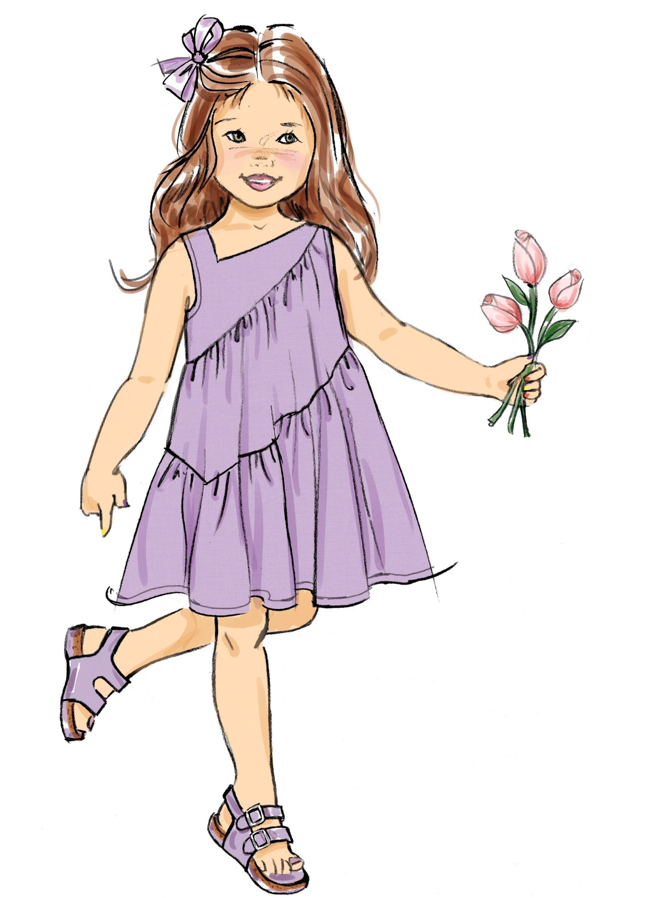 Butterick Sewing Pattern Children's Dresses (PDF) 5 Butterick Sewing Pattern Children's Dresses (PDF)