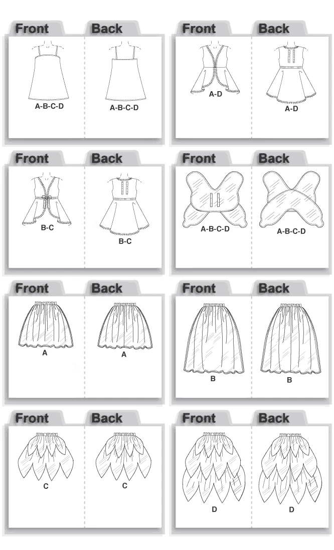 McCall's Sewing Pattern Children's/Girls' Fairy Costumes (PDF) 8 McCall's Sewing Pattern Children's/Girls' Fairy Costumes (PDF)