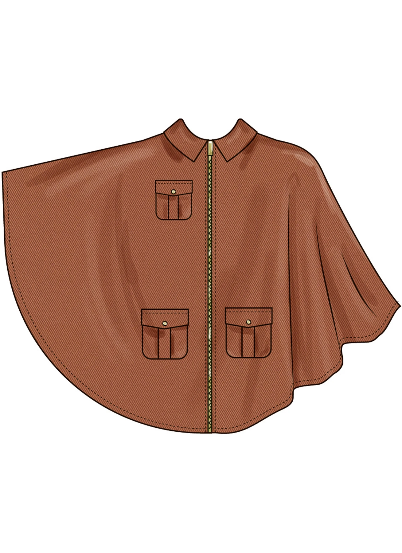 Simplicity Sewing Pattern Misses' Capes (PDF) 3 Simplicity Sewing Pattern Misses' Capes (PDF)