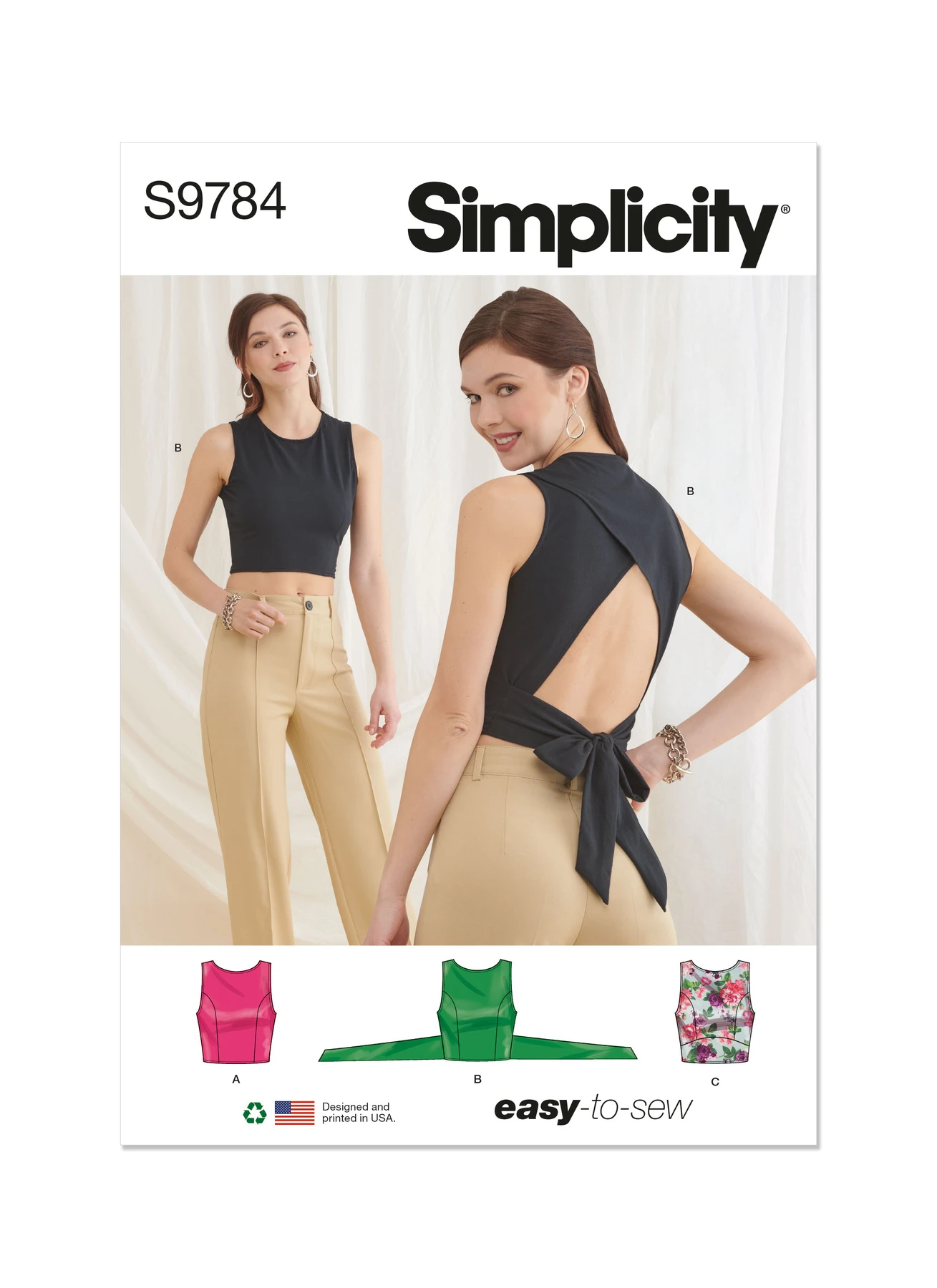 Simplicity Sewing Pattern Misses' Knit Tops 1 Simplicity Sewing Pattern Misses' Knit Tops