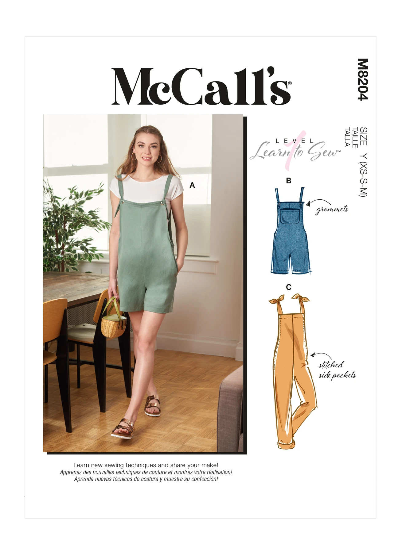 McCall's Sewing Pattern Misses' Overalls (PDF) 1 McCall's Sewing Pattern Misses' Overalls (PDF)