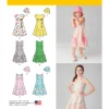 Simplicity Sewing Pattern Child's & Girls' Dress with Bodice Variations and Hat 19 Simplicity Sewing Pattern Child's & Girls' Dress with Bodice Variations and Hat