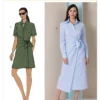Butterick Sewing Pattern Misses' Wrap Front Shirtdress in Two Lengths