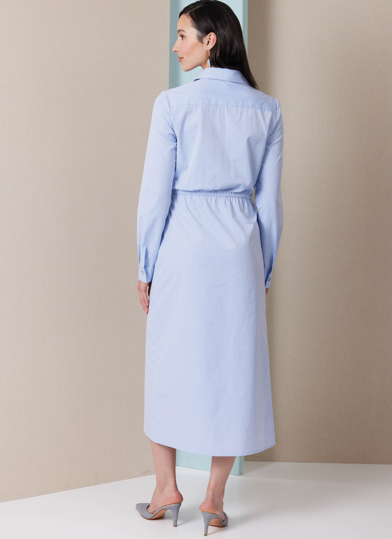 Butterick Sewing Pattern Misses' Wrap Front Shirtdress in Two Lengths 4 Butterick Sewing Pattern Misses' Wrap Front Shirtdress in Two Lengths