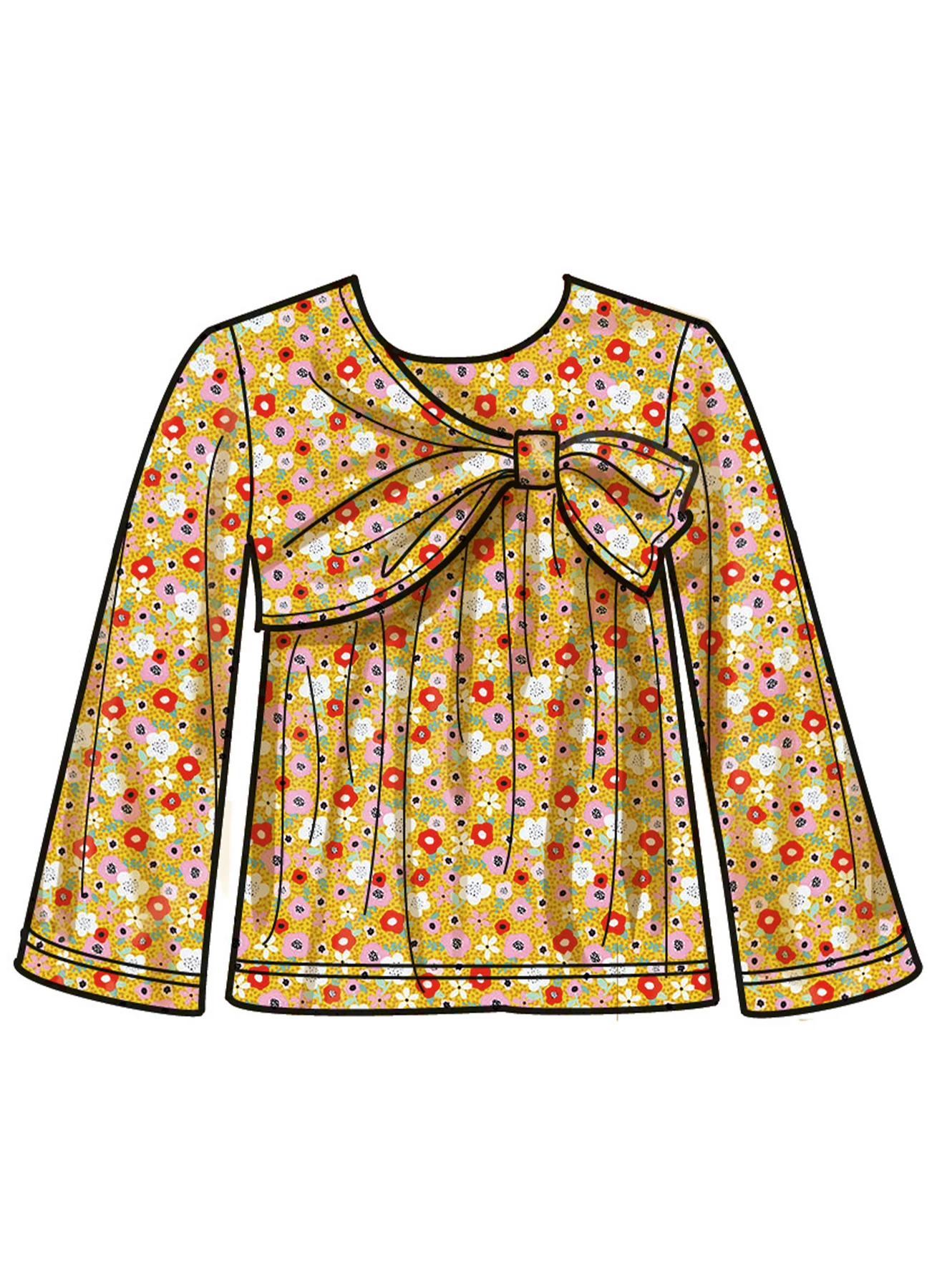 Simplicity Sewing Pattern Girls' Top, Dress and Pants (PDF) 3 Simplicity Sewing Pattern Girls' Top, Dress and Pants (PDF)