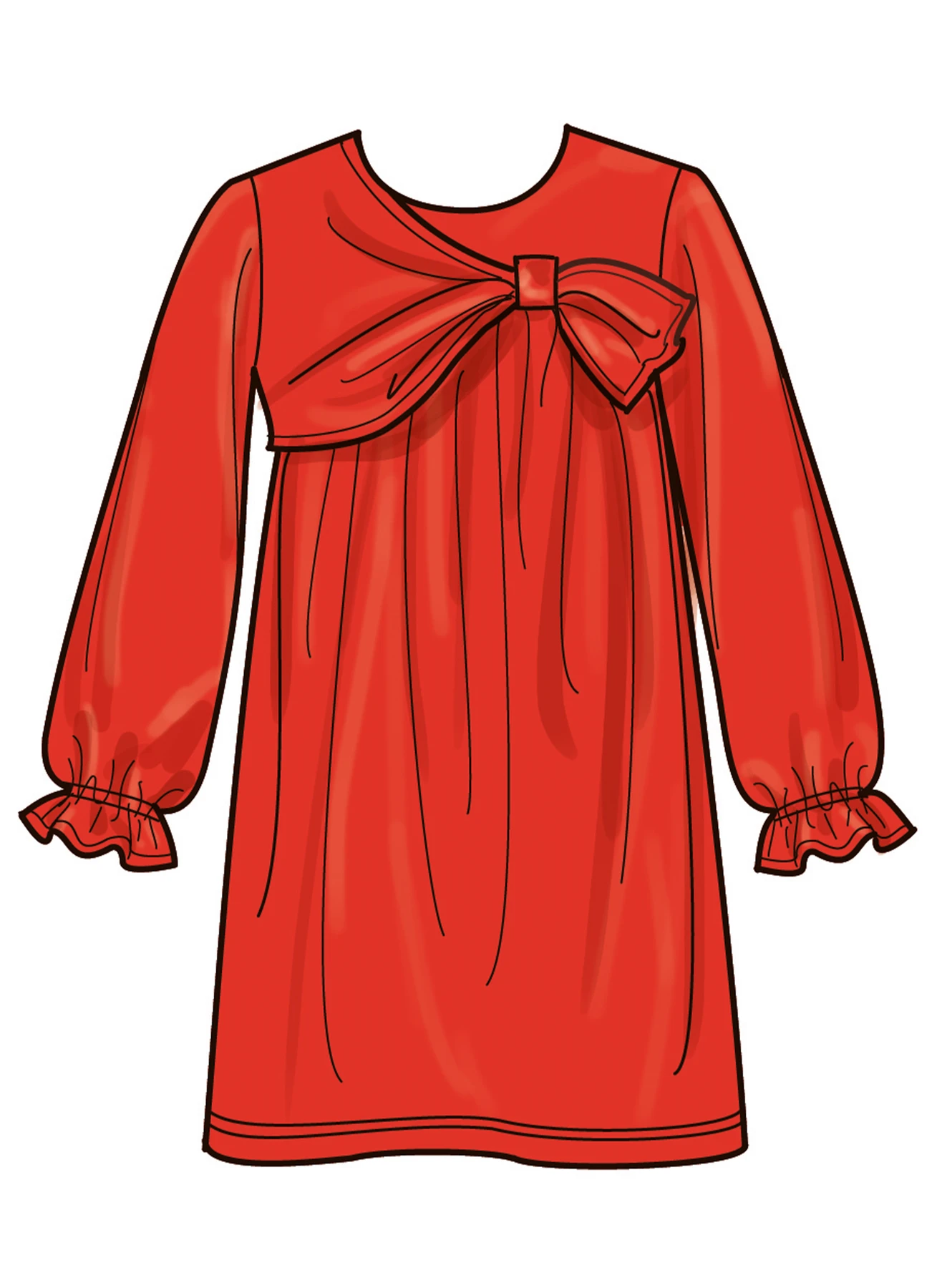 Simplicity Sewing Pattern Girls' Top, Dress and Pants (PDF) 4 Simplicity Sewing Pattern Girls' Top, Dress and Pants (PDF)