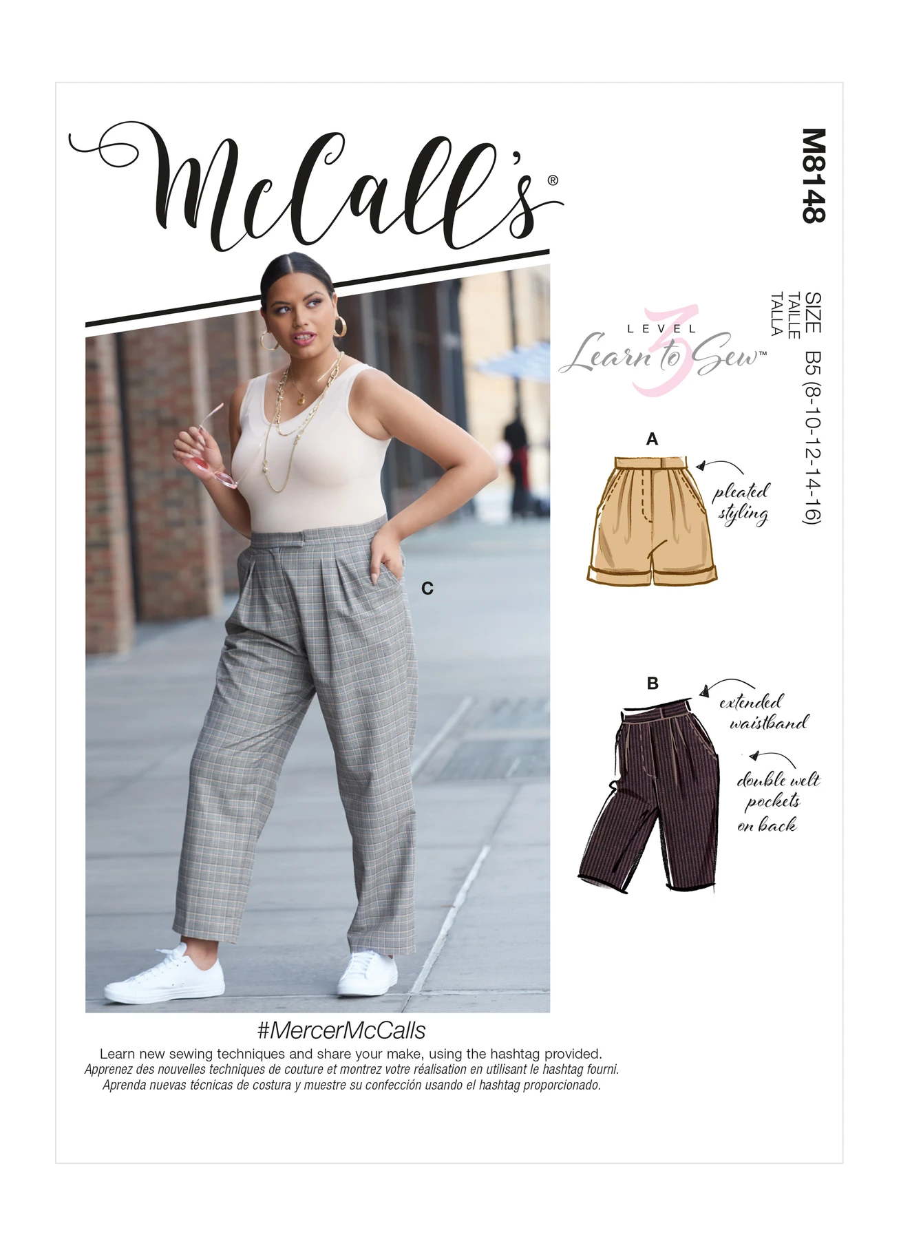 McCall's Sewing Pattern Misses' & Women's Pants 1 McCall's Sewing Pattern Misses' & Women's Pants