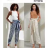 Vogue Patterns Misses' and Misses' Petite Pants and Tie Belt 25 Vogue Patterns Misses' and Misses' Petite Pants and Tie Belt