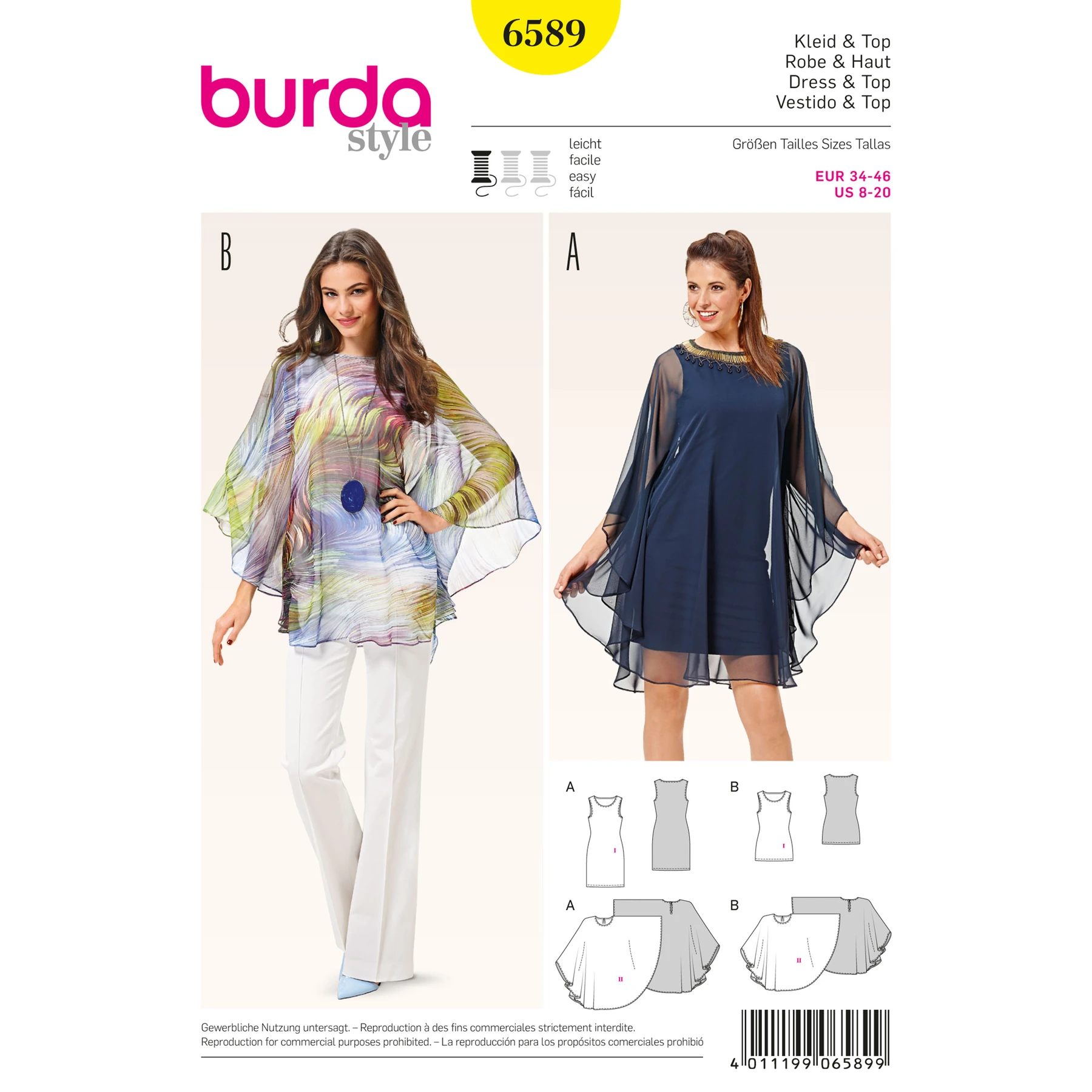 Burda Style Sewing Pattern Dress and Top 19 Burda Style Sewing Pattern Dress and Top