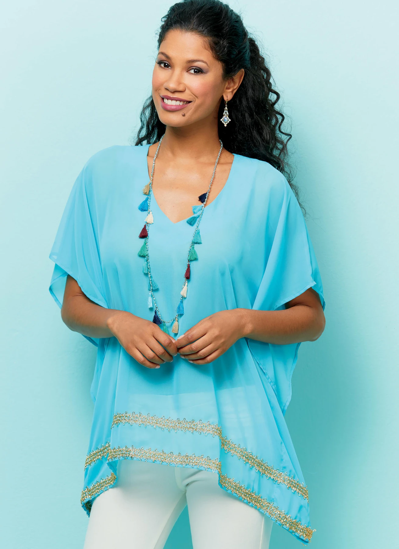 Butterick Sewing Pattern Misses' Top, Tunic And Caftan (PDF) 3 Butterick Sewing Pattern Misses' Top, Tunic And Caftan (PDF)