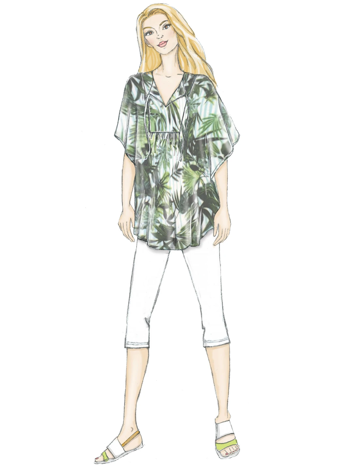 Butterick Sewing Pattern Misses' Top, Tunic And Caftan (PDF) 4 Butterick Sewing Pattern Misses' Top, Tunic And Caftan (PDF)