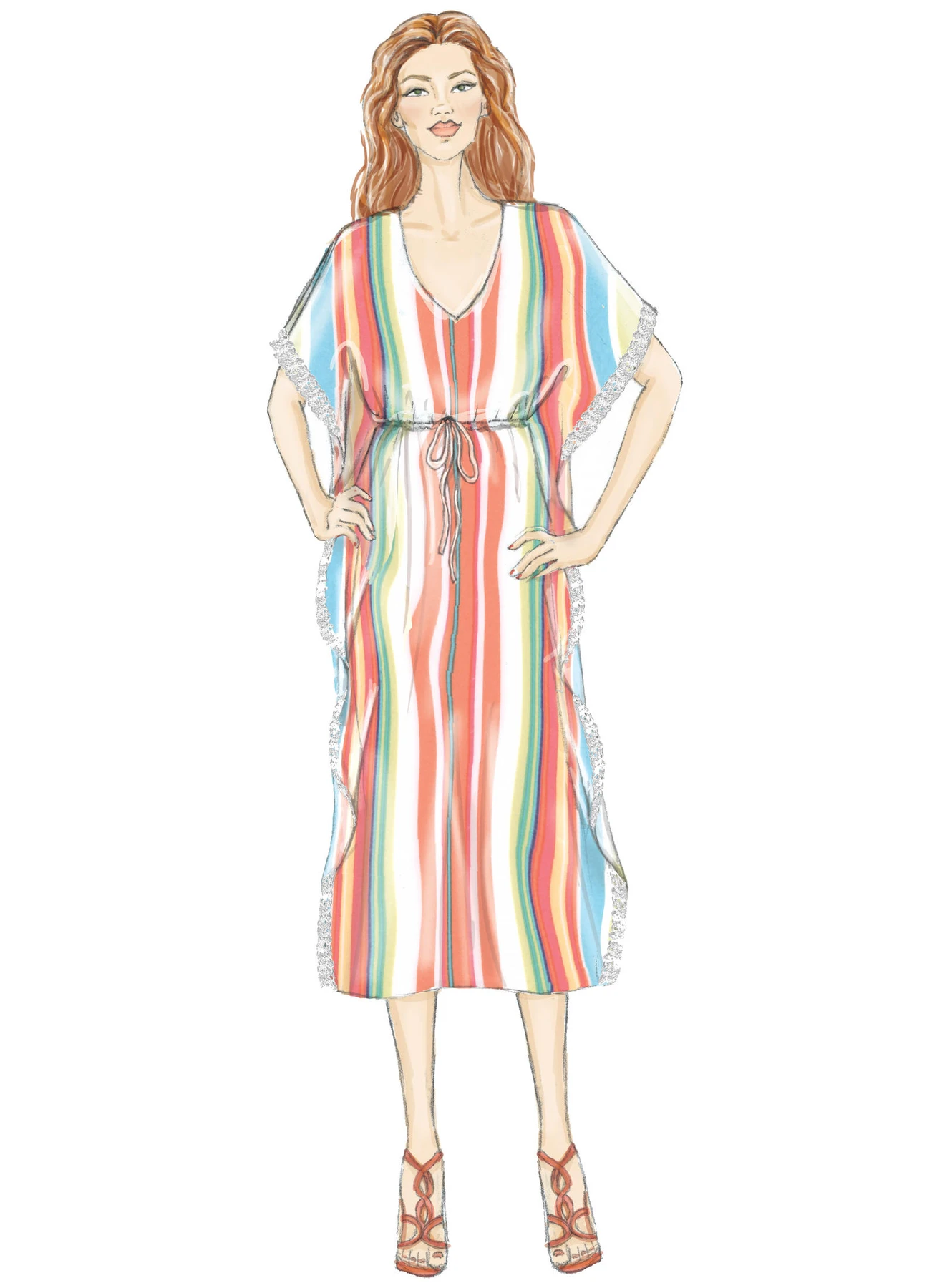 Butterick Sewing Pattern Misses' Top, Tunic And Caftan (PDF) 5 Butterick Sewing Pattern Misses' Top, Tunic And Caftan (PDF)