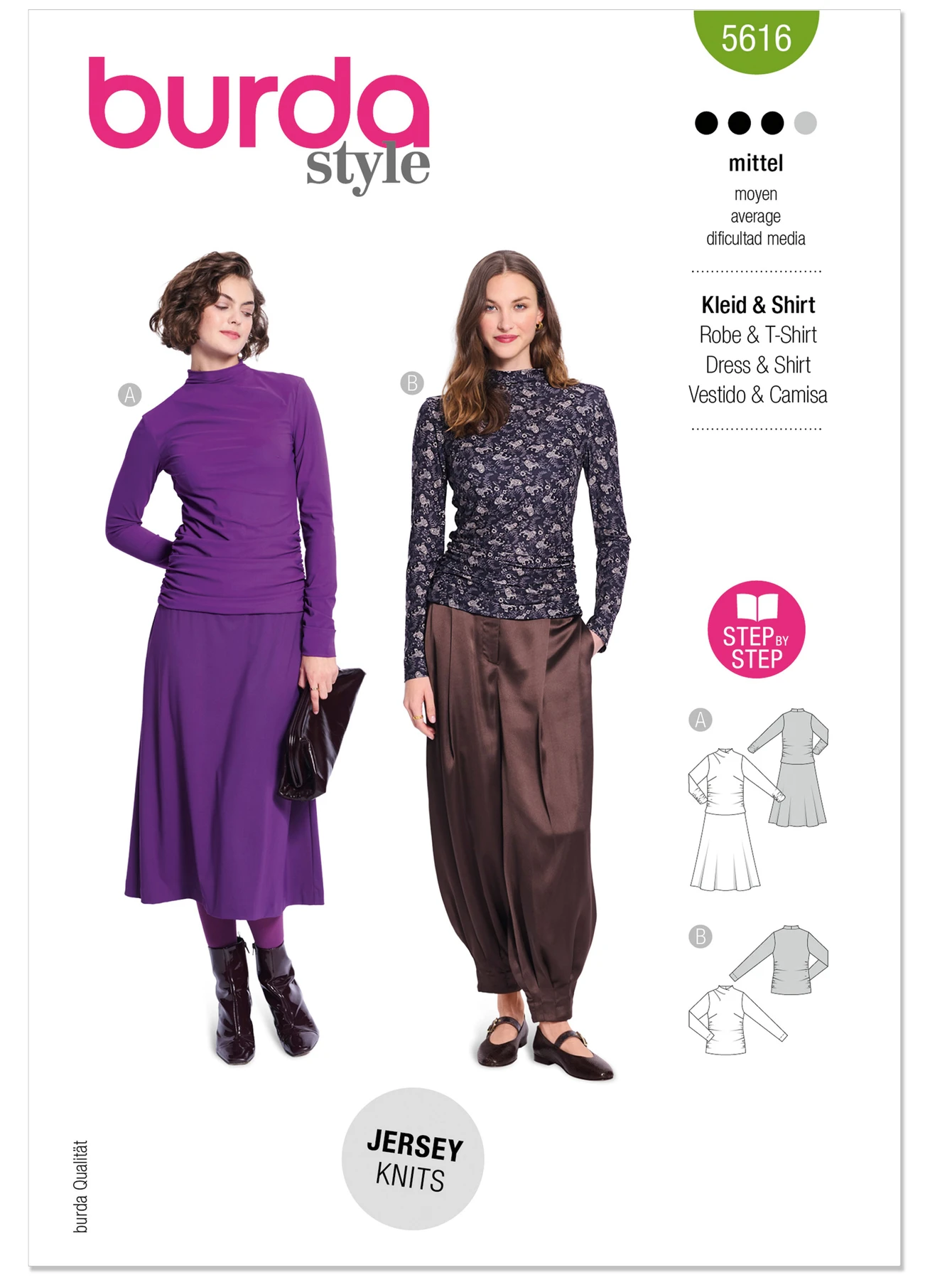 Burda Style Pattern 5616 Misses' Dress and Top