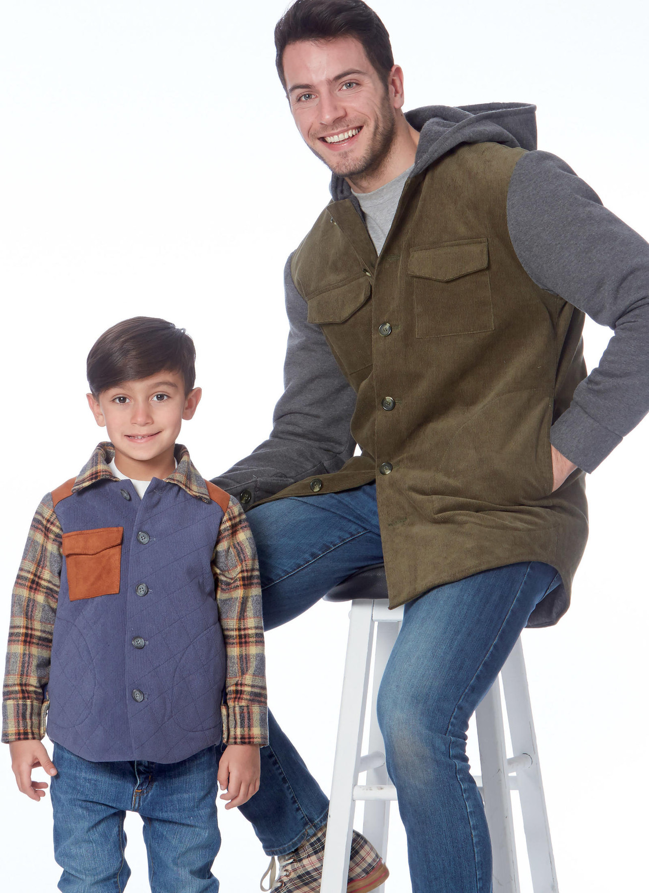 McCall's Sewing Pattern Men's and Boys' Lined Button-Front Jackets with Hood Options (PDF) 2 McCall's Sewing Pattern Men's and Boys' Lined Button-Front Jackets with Hood Options (PDF)