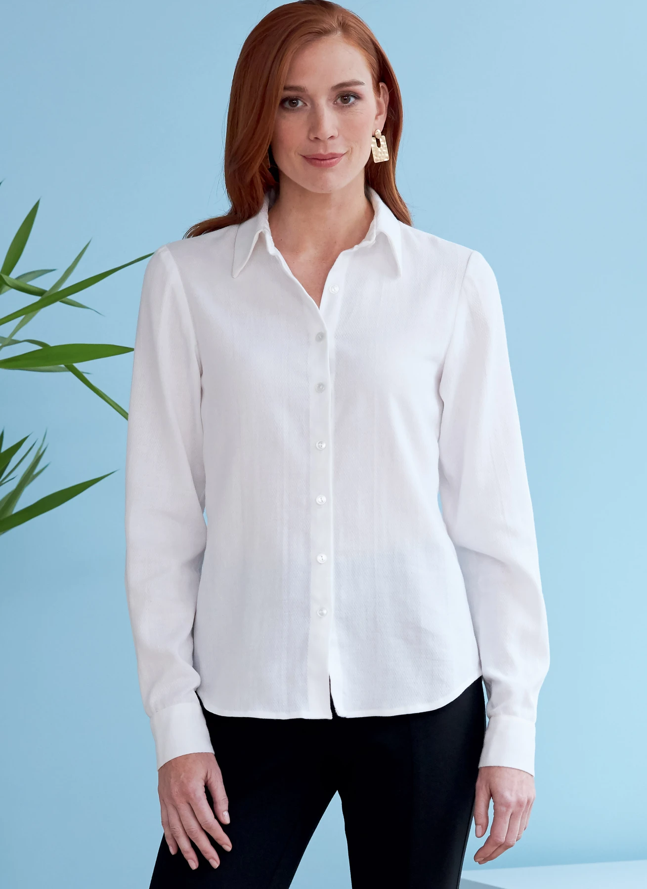 Butterick Sewing Pattern Misses' Button-Down Collared Shirts (PDF) 4 Butterick Sewing Pattern Misses' Button-Down Collared Shirts (PDF)