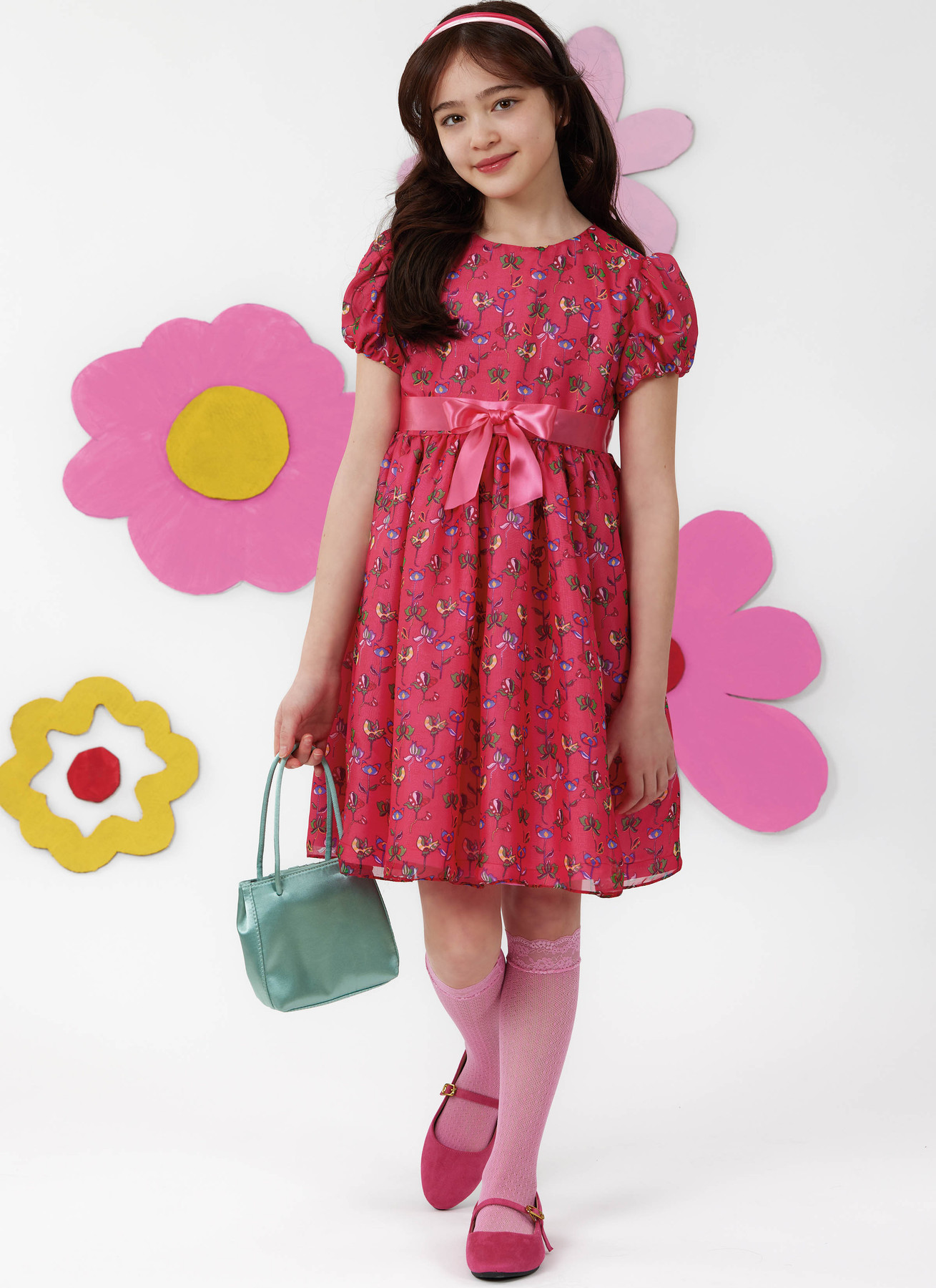 Simplicity Sewing Pattern Girls' Dress with Sleeve Variations 5 Simplicity Sewing Pattern Girls' Dress with Sleeve Variations