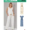 New Look Sewing Pattern Misses' Relaxed Fit Jumpsuit with Drawstring Waist
