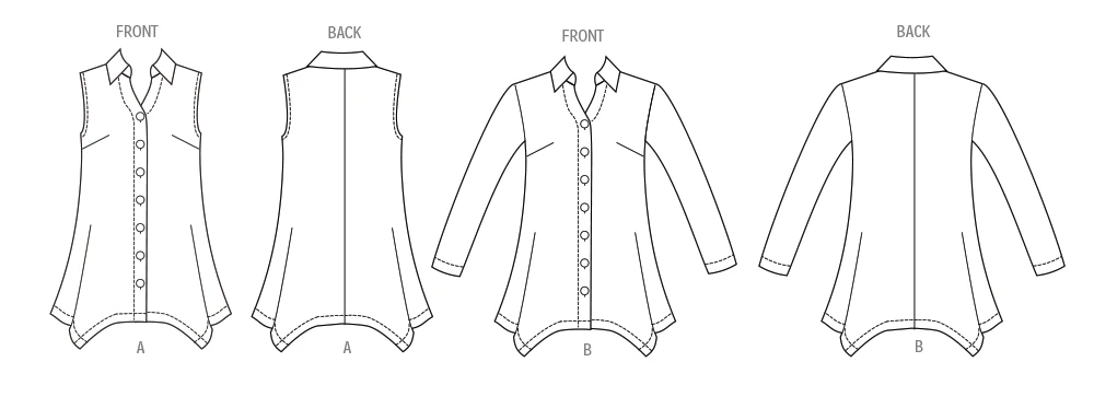 Butterick Sewing Pattern Misses' and Women's Knit Tops (PDF) 9 Butterick Sewing Pattern Misses' and Women's Knit Tops (PDF)