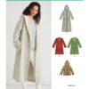 New Look Sewing Pattern Misses' Coat with Hood 18 New Look Sewing Pattern Misses' Coat with Hood