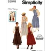 Simplicity Sewing Pattern 1960s Misses' Jumpers in Two Lengths