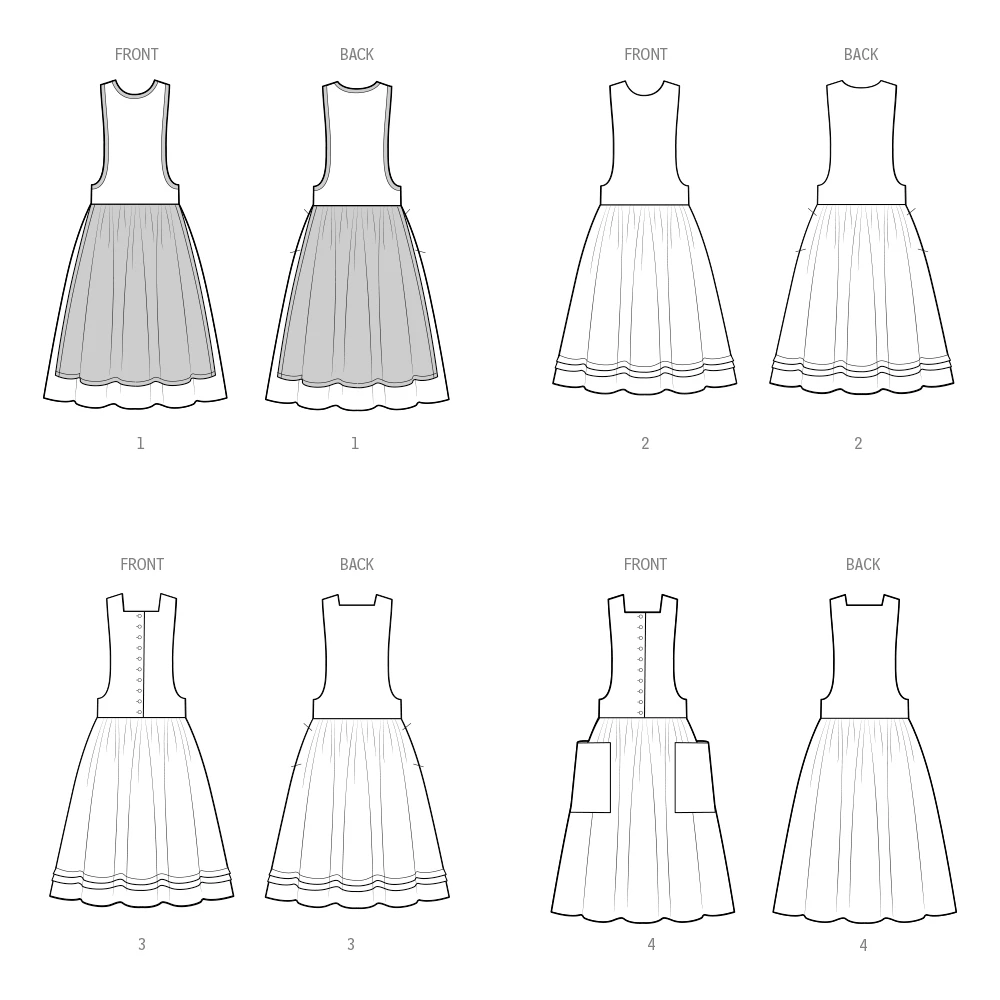 Simplicity Sewing Pattern 1960s Misses' Jumpers in Two Lengths 4 Simplicity Sewing Pattern 1960s Misses' Jumpers in Two Lengths
