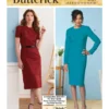 Butterick Sewing Pattern Misses' Fit Pattern Dresses & Optional Collar 13 Butterick Sewing Pattern Misses' Fit Pattern Dresses & Optional Collar