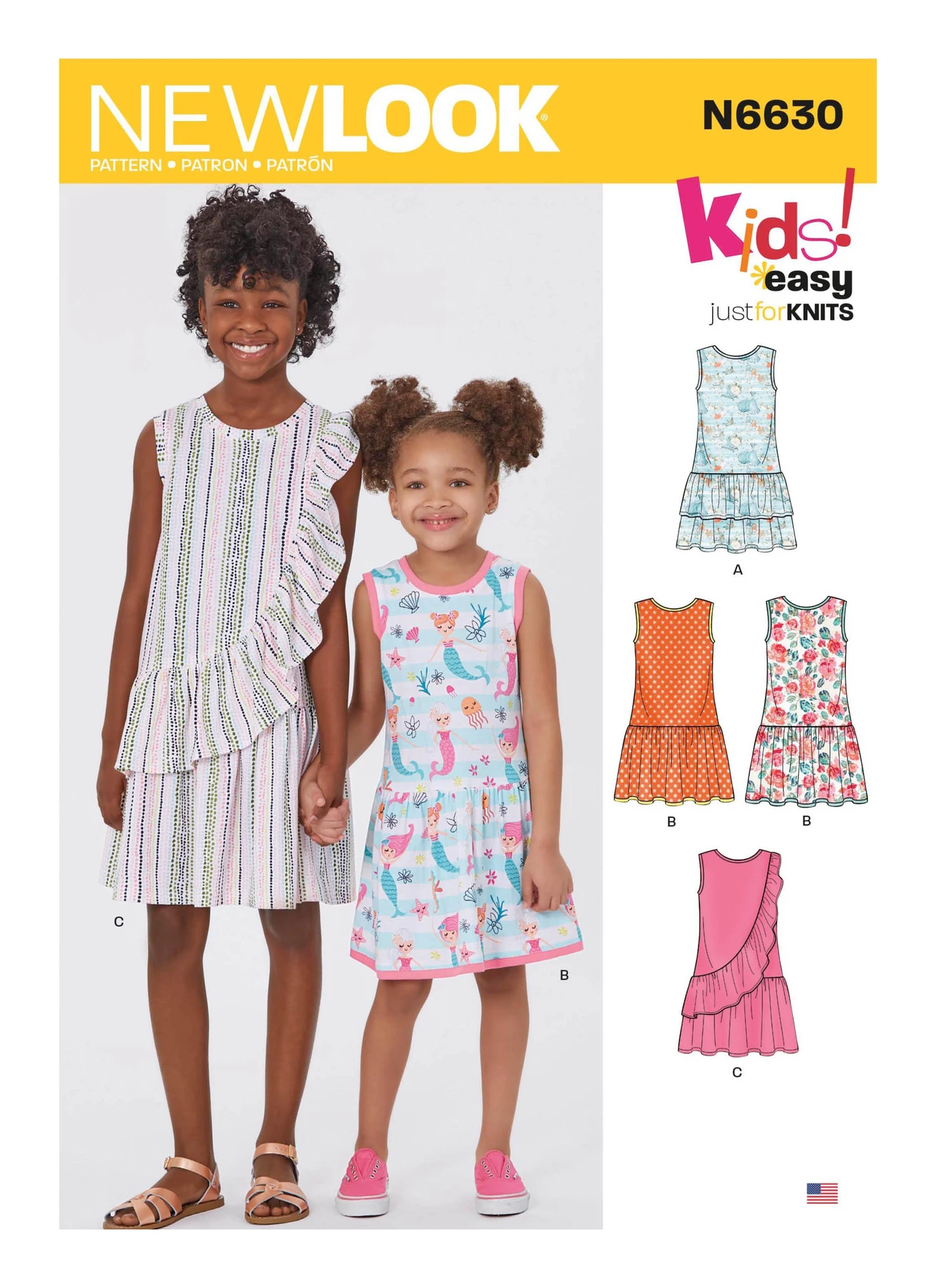 New Look Sewing Pattern Children's & Girls' Dresses 1 New Look Sewing Pattern Children's & Girls' Dresses