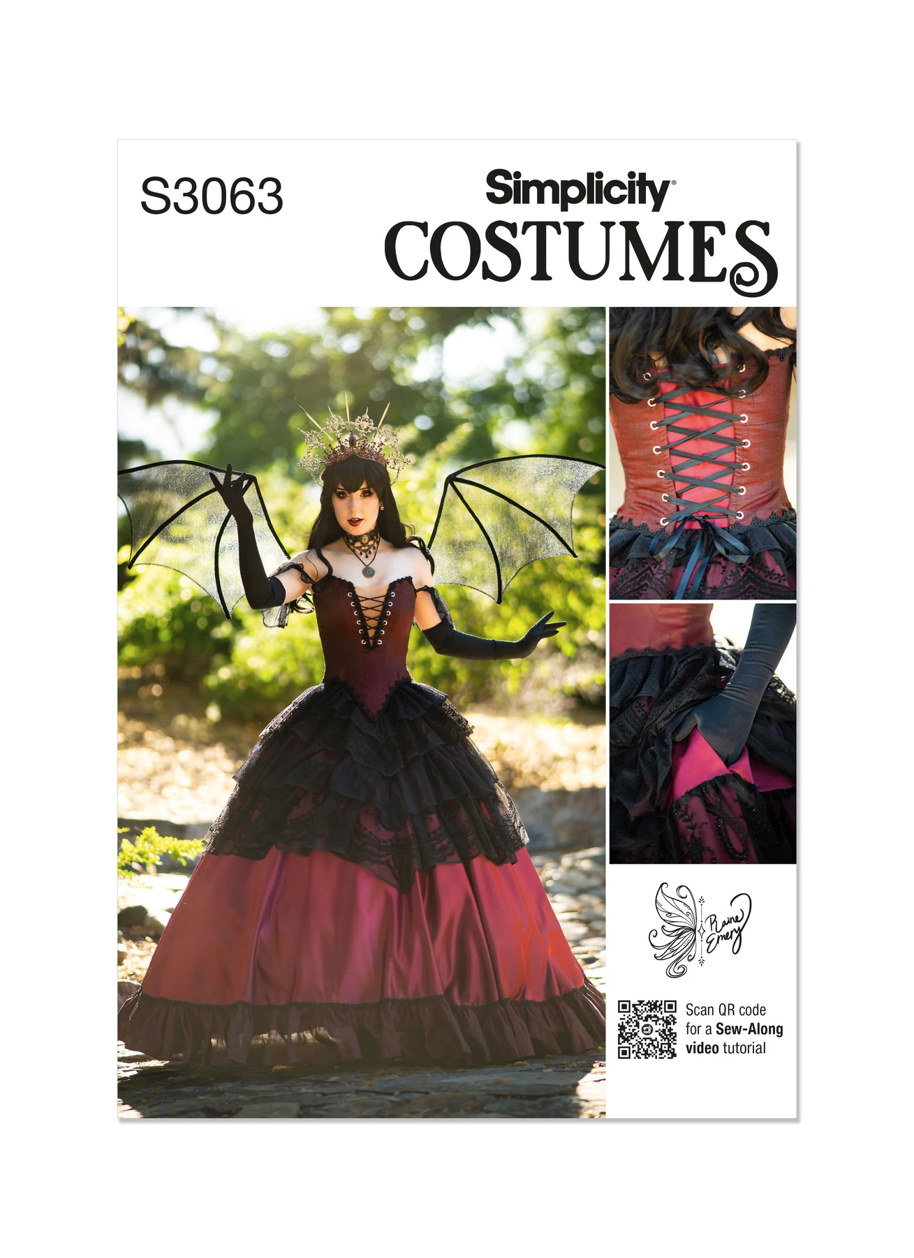 Simplicity Sewing Pattern Misses' Corset and Skirt Costume by Raine Emery 1 Simplicity Sewing Pattern Misses' Corset and Skirt Costume by Raine Emery