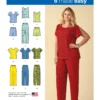 Simplicity Sewing Pattern Women's Six Made Easy Pull-On Tops, Pants or Shorts 20 Simplicity Sewing Pattern Women's Six Made Easy Pull-On Tops, Pants or Shorts