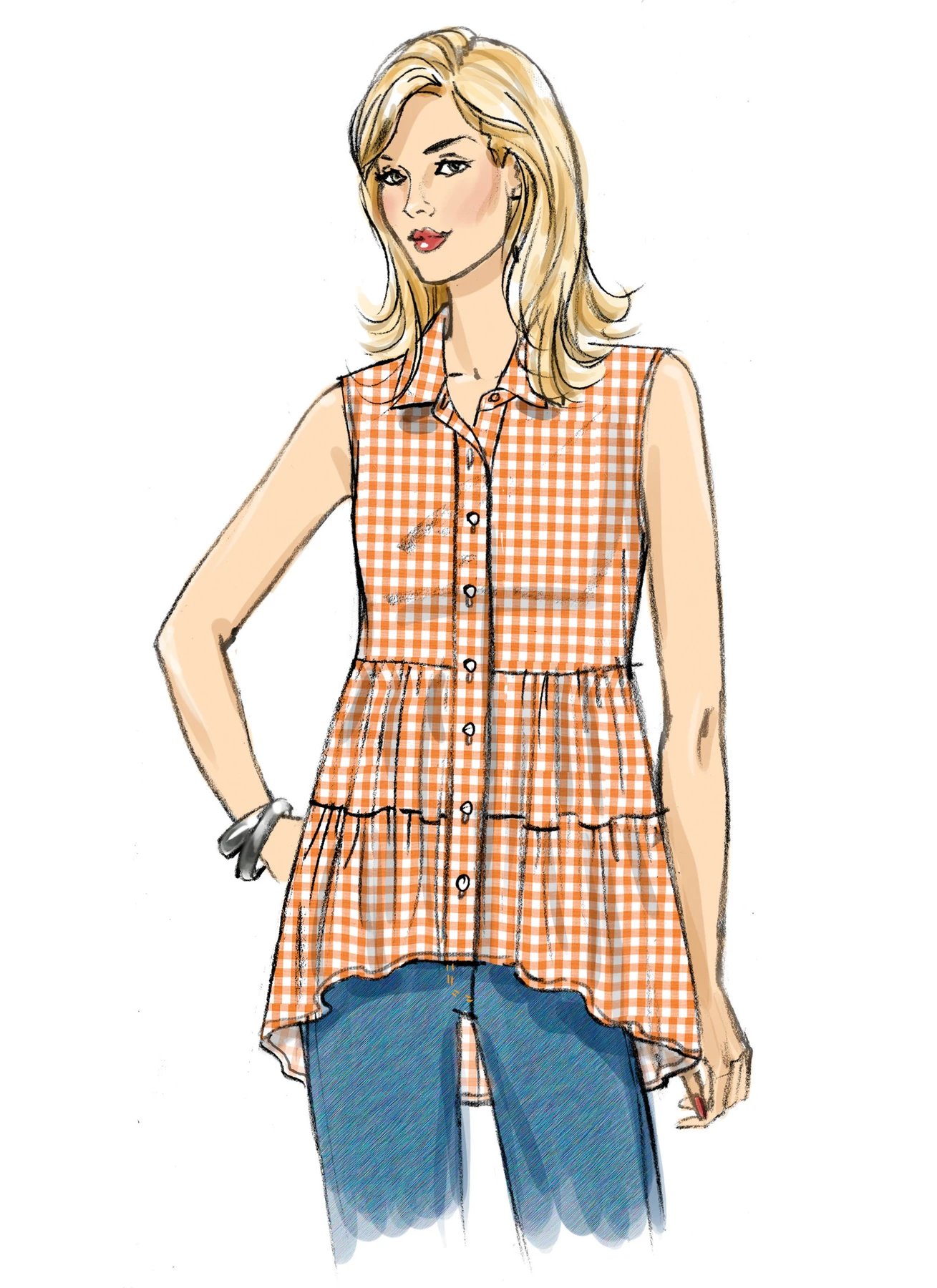 Butterick Sewing Pattern Misses' Top 3 Butterick Sewing Pattern Misses' Top