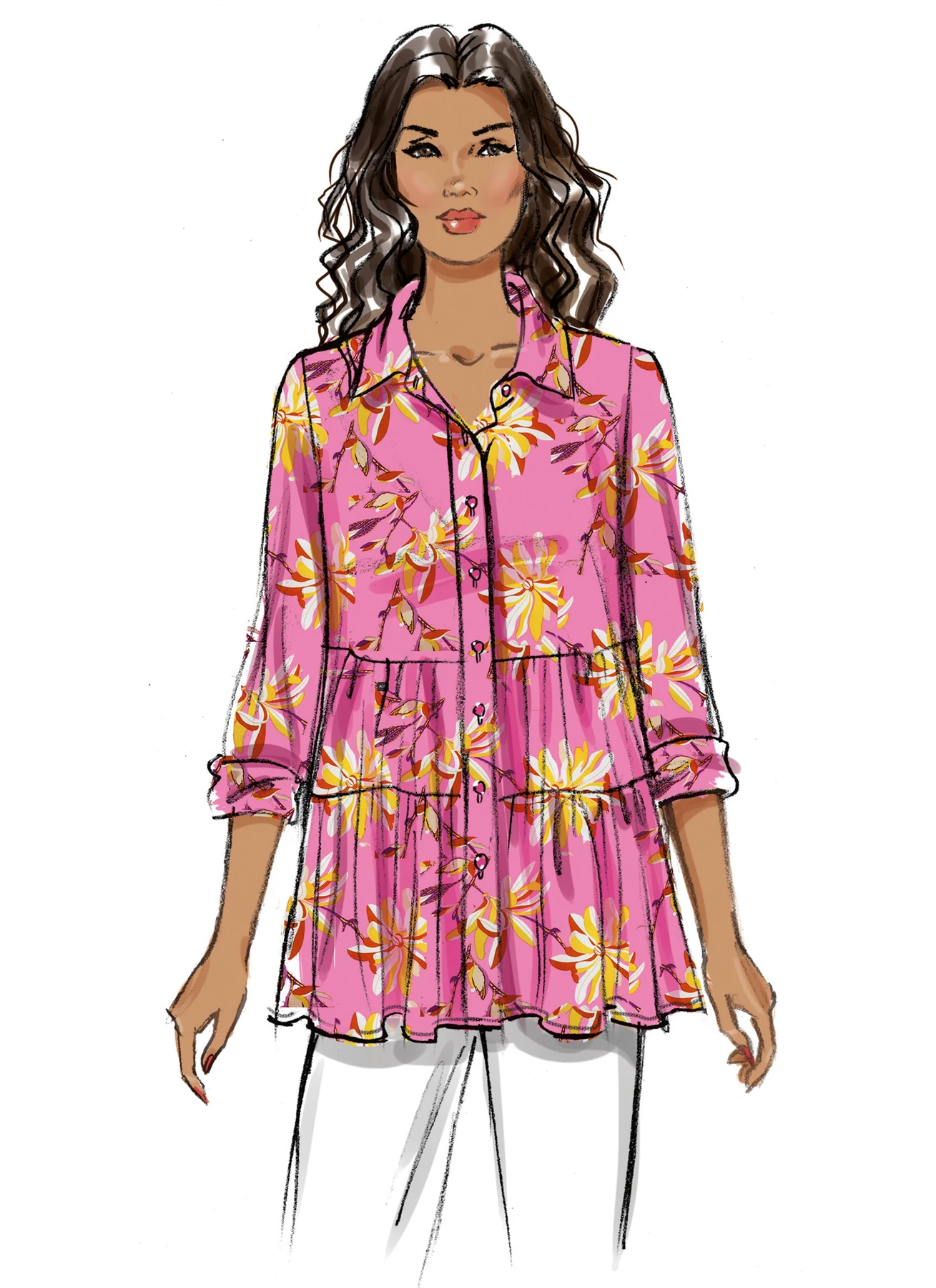 Butterick Sewing Pattern Misses' Top 4 Butterick Sewing Pattern Misses' Top