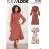 New Look Sewing Pattern Misses' Dresses 17 New Look Sewing Pattern Misses' Dresses
